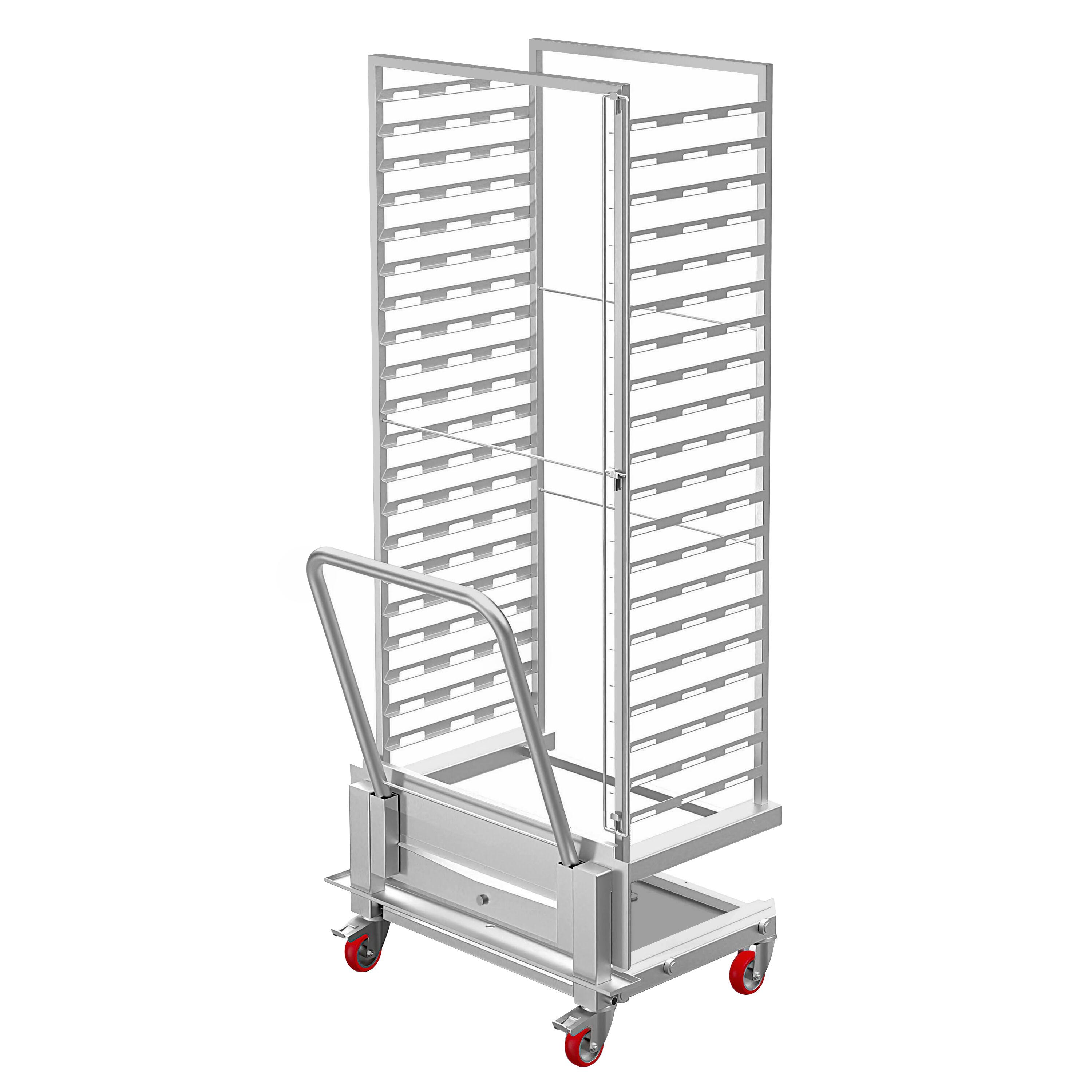 Electric Commercial Combi Oven - Manual Controls - 20x GN 1/1 - incl. Trolley