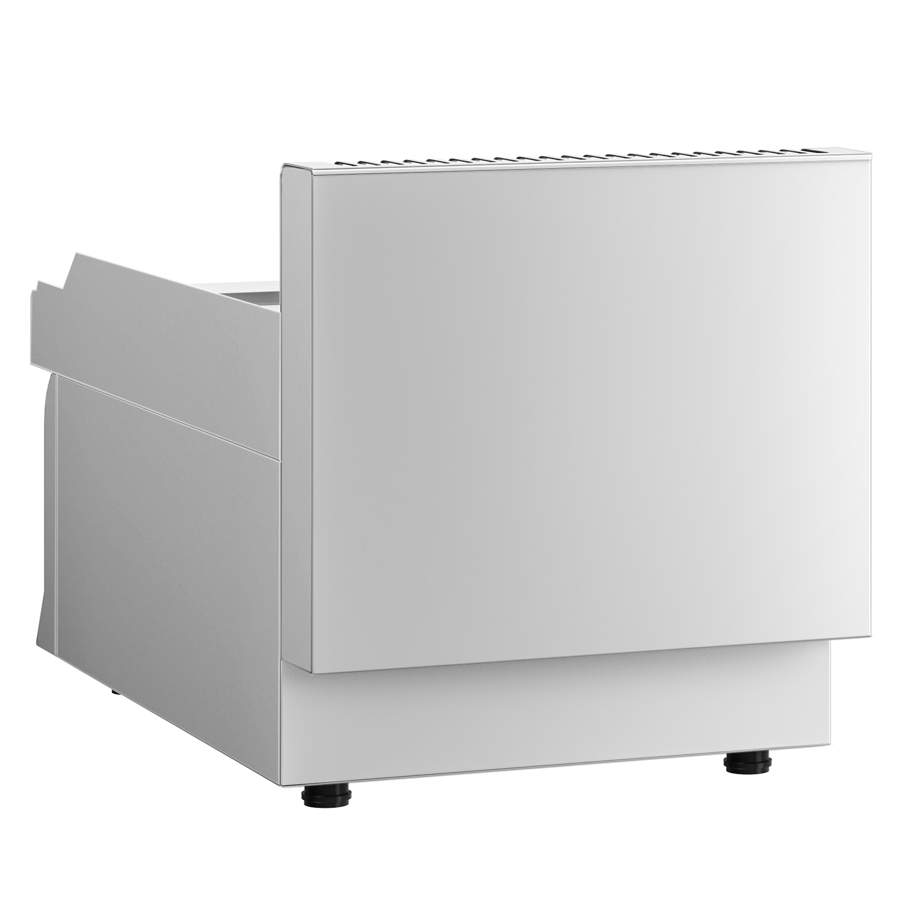 Plaque de cuisson électrique avec revêtement en chrome dur - 4,5 kW - lisse