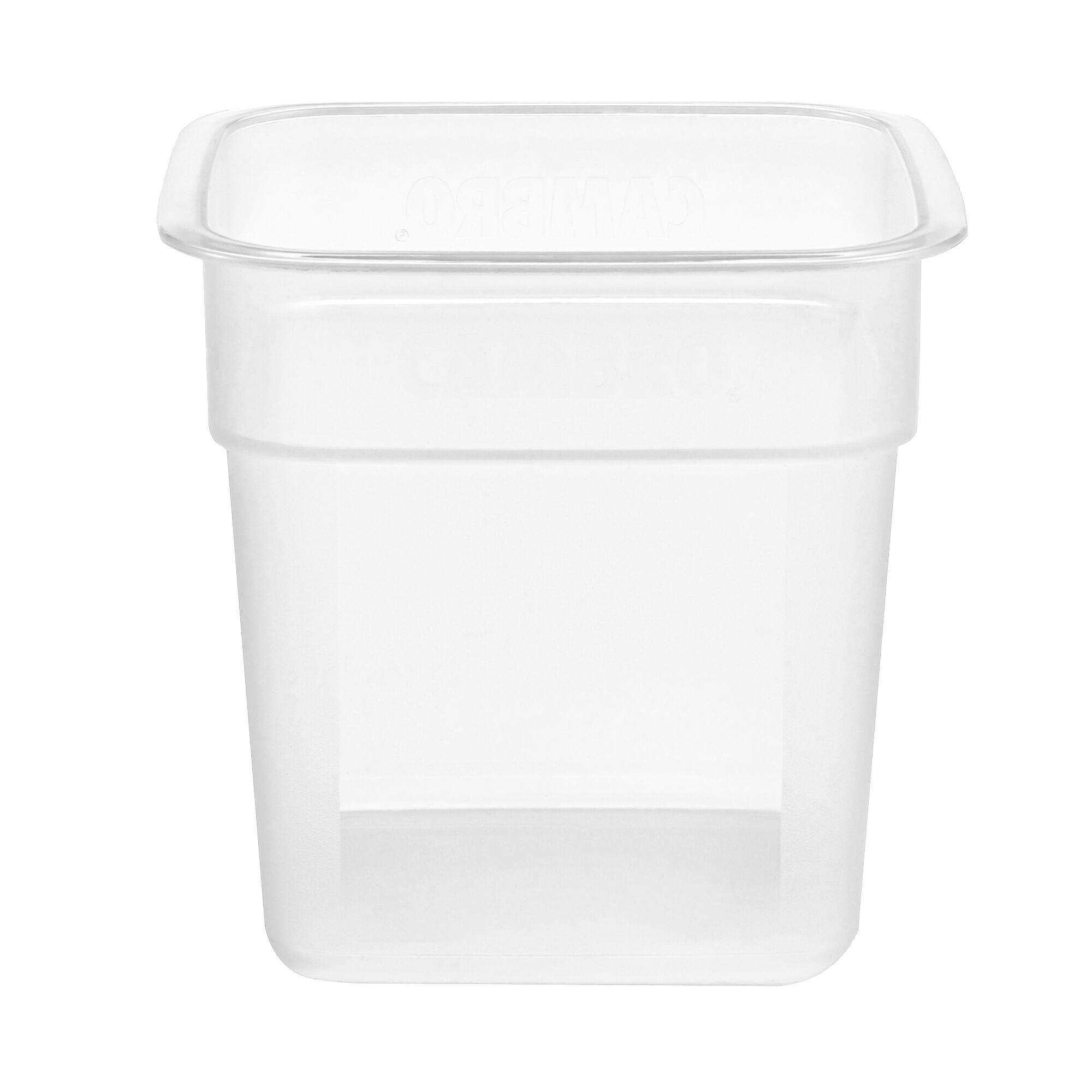 (6 stycken) CAMBRO | CAMSQUARES® polypropen FreshPro - behållare 0,9 liter - transparent