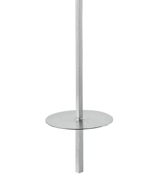 Ploča za meso za ražanj za doner kebab - Ø 250 mm - nehrđajući čelik - kompatibilno s rašnjići 12x12 mm