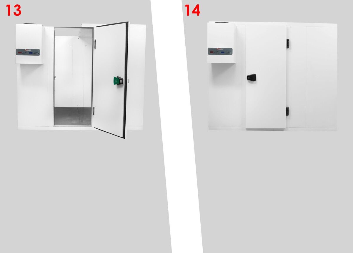 Commercial Walk-In Freezer Room - 1500x1500mm - 2,80m³ (2800L) - incl. Kälteschutz Lamellen