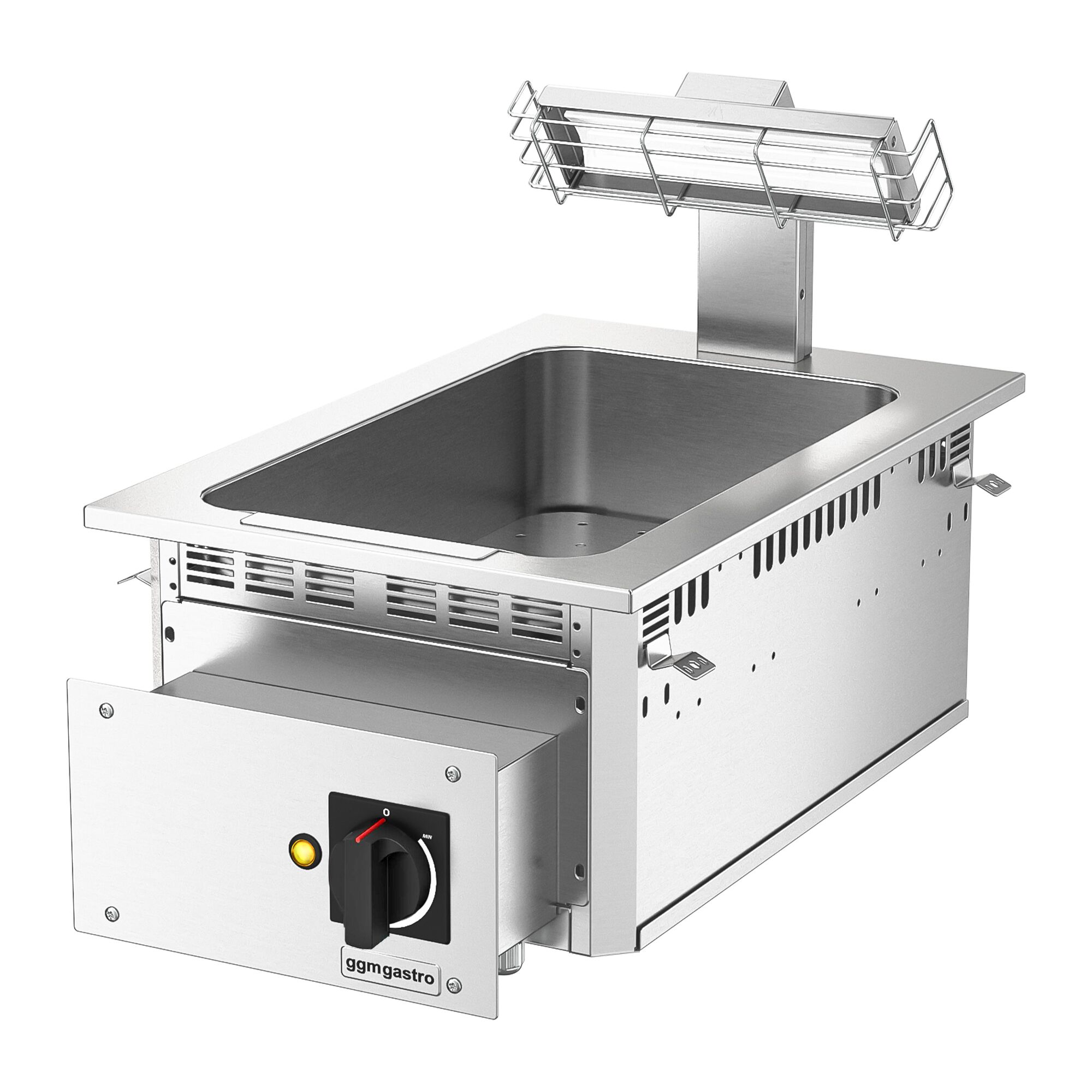 Chauffe-frites électrique professionnel - 1,00kW - 1x GN 1/1