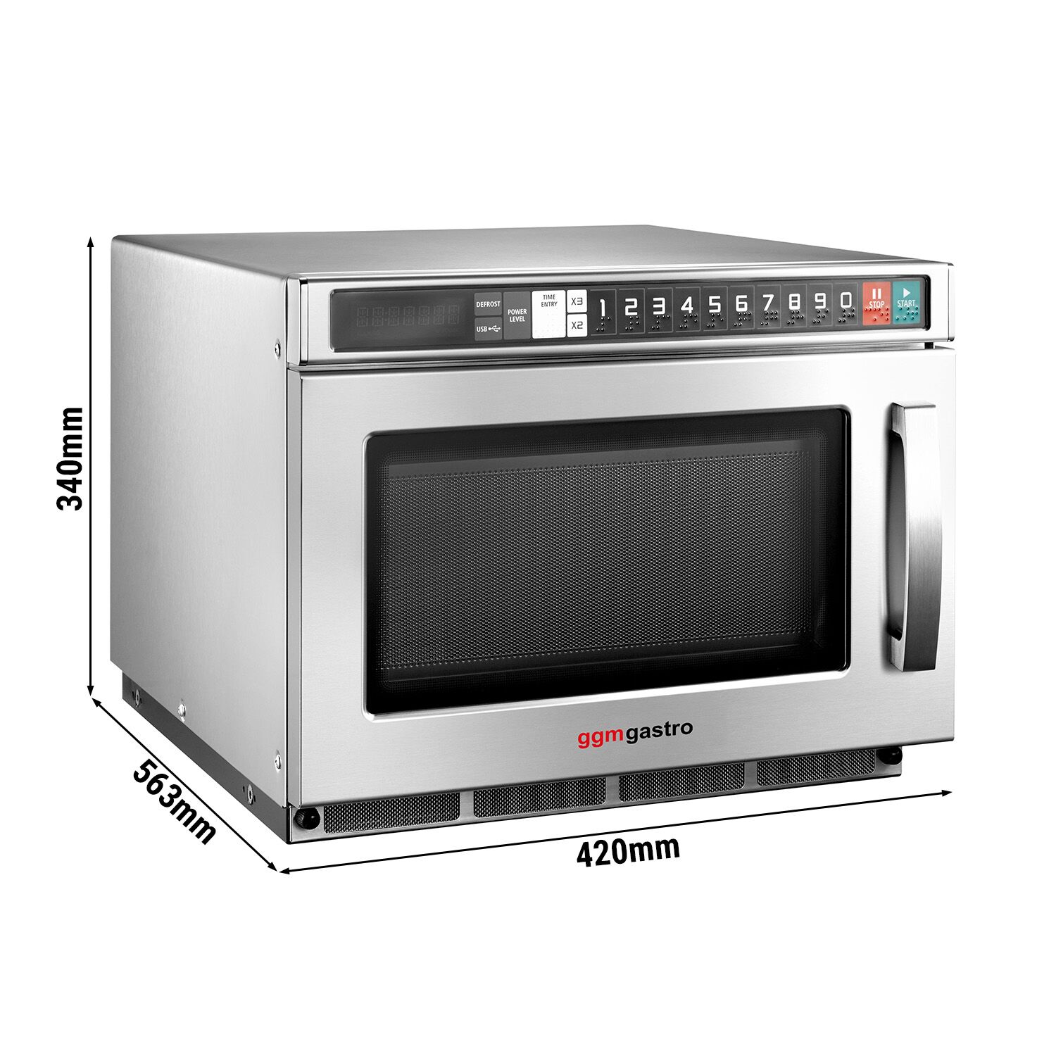 Micro-ondes – 17 litres – 1,8 kW – Numérique