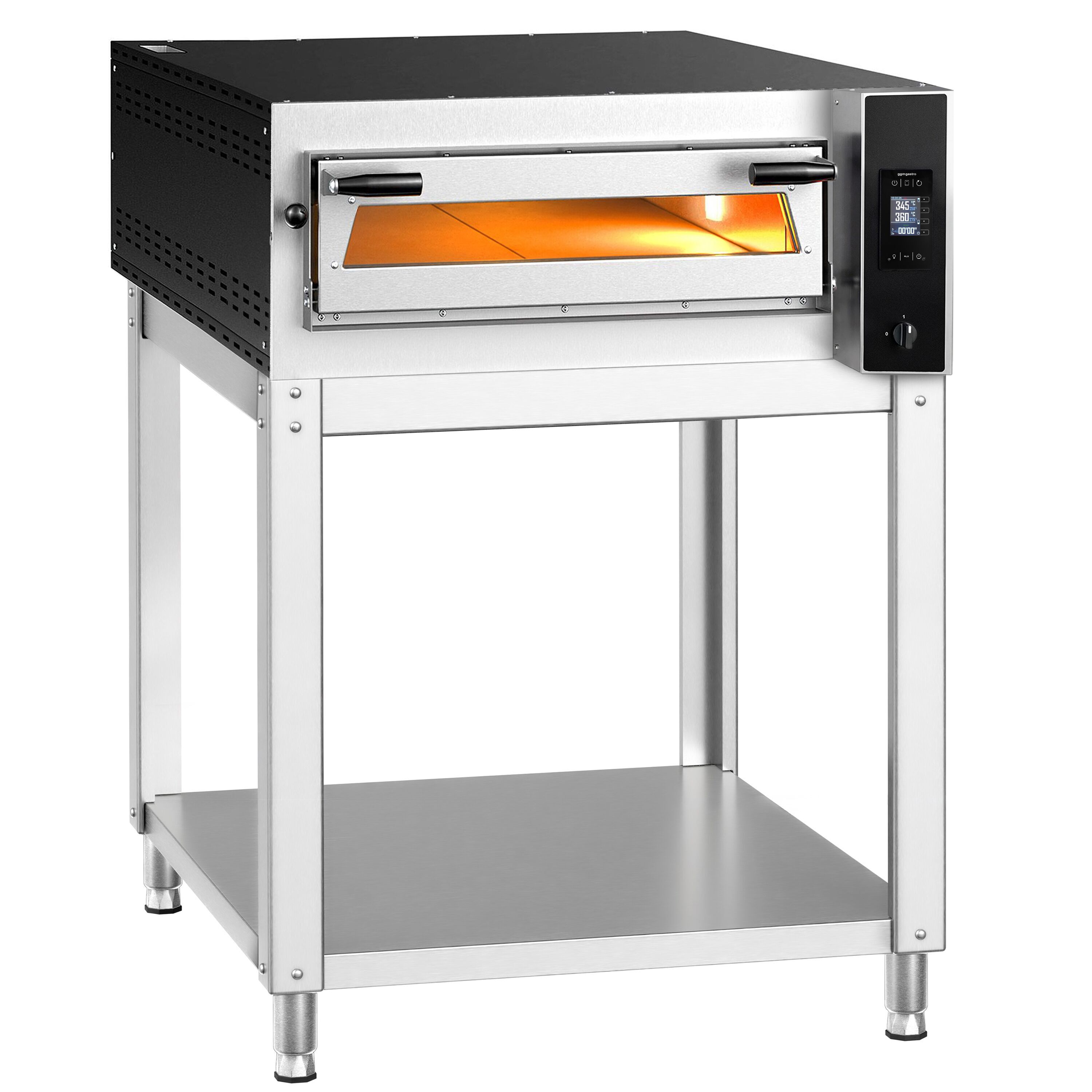 Four à pizza électrique – 6 x 35 cm (profondeur) – Digital – incl. support inférieur