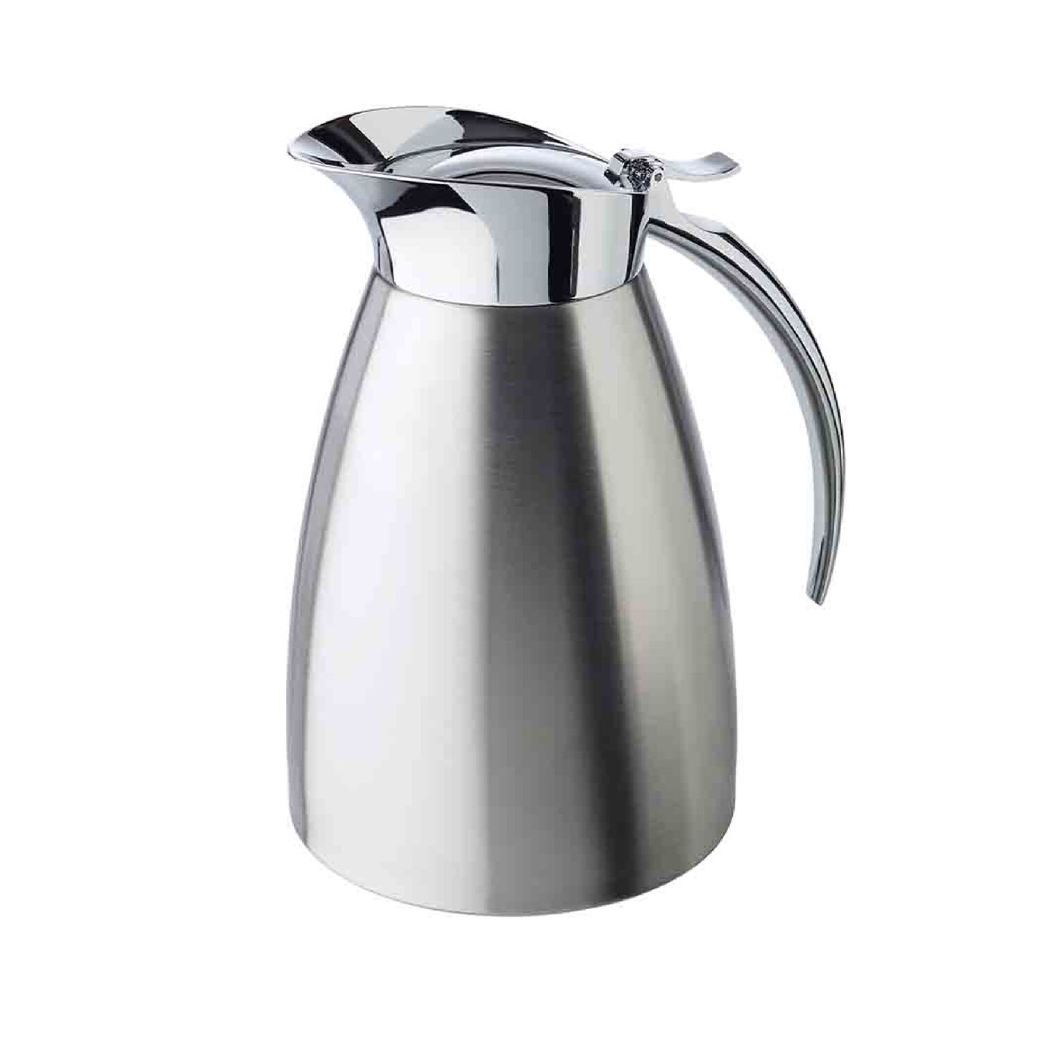 Pichet isotherme ADVANCED – inox – 1 litre – ouverture à une main