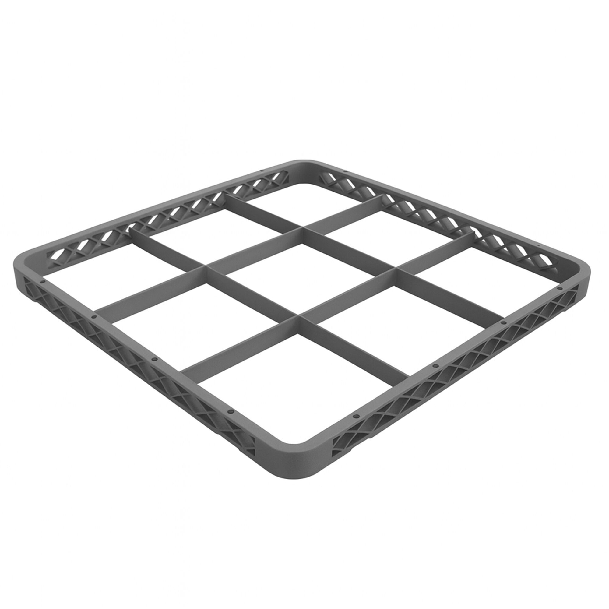Rehausse de casier - pour casier à verres - 500x500x45mm - 9 compartiments - Beige - compatible GKU9N