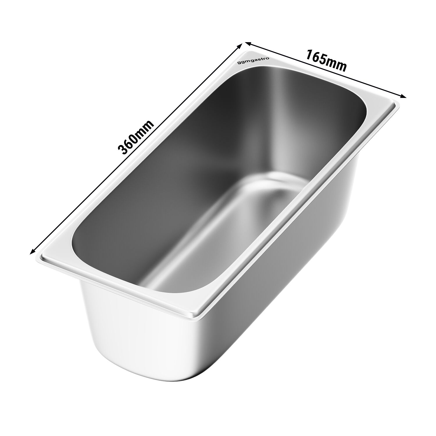 (6 Stück) - Eisbehälter - 5 Liter - Edelstahl