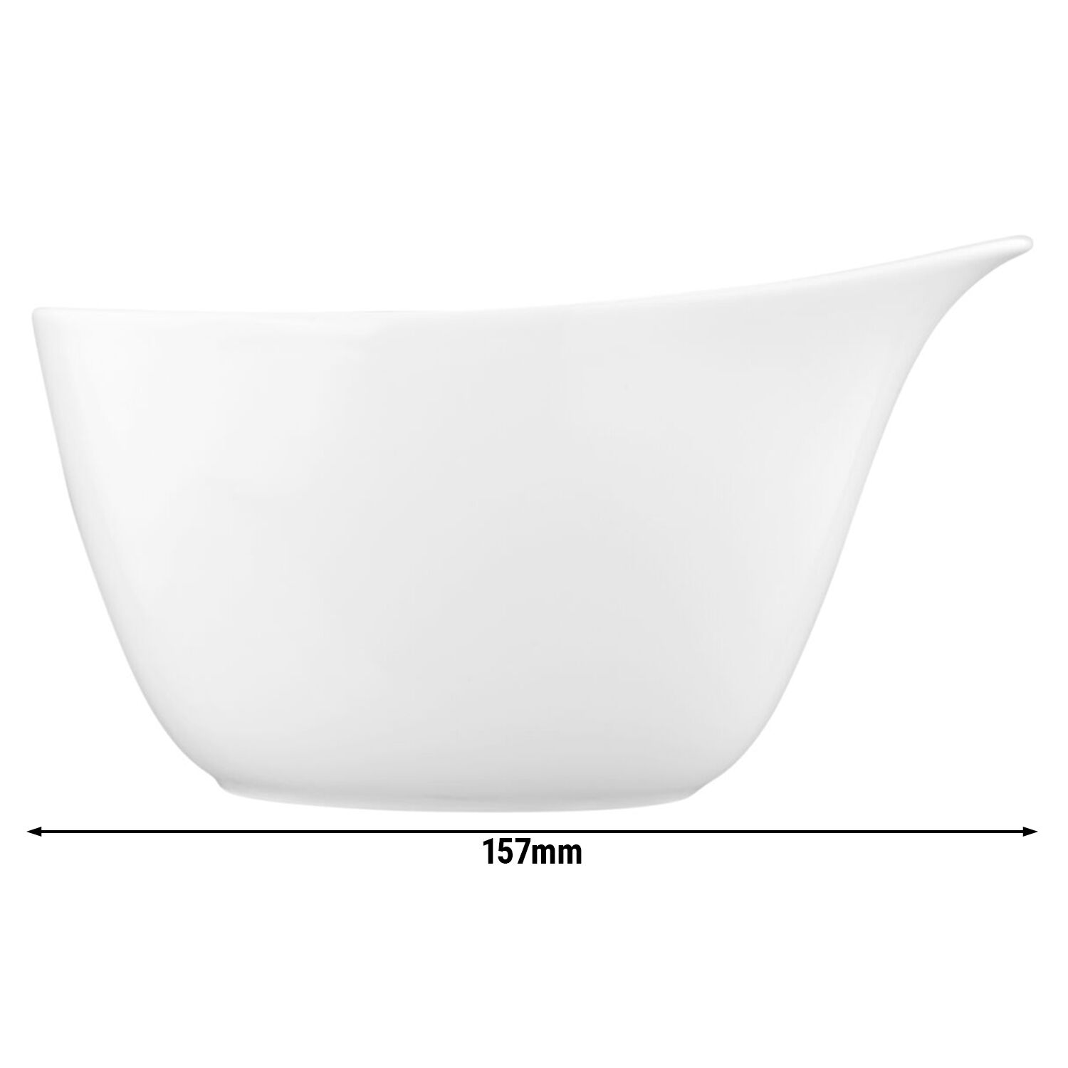 (2 pièces) SELTMANN WEIDEN | Bol à muesli avec poignée - 0,6 L - Blanc
