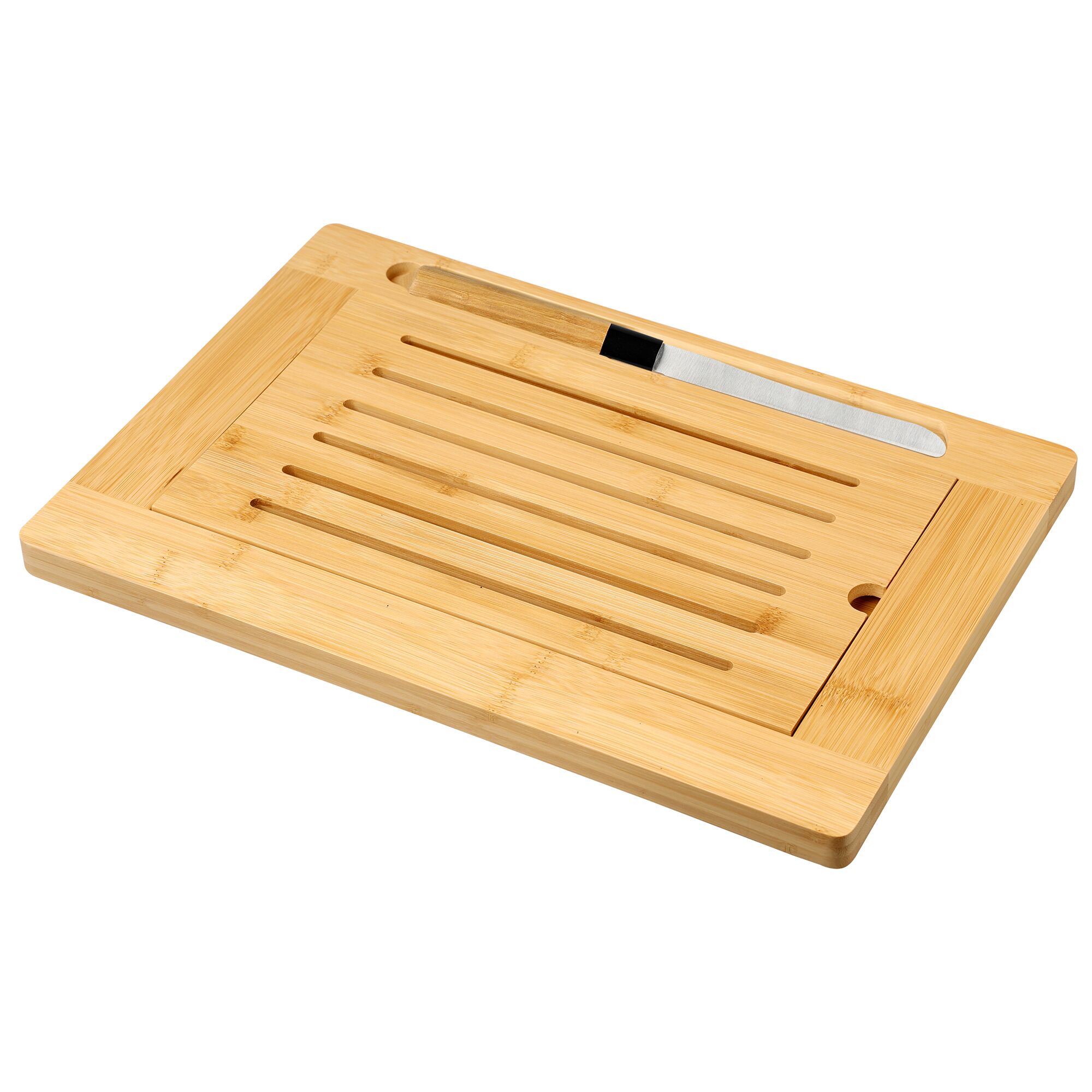 (5 pieces) Bread Cutting Board with Knife - 280x420x20mm