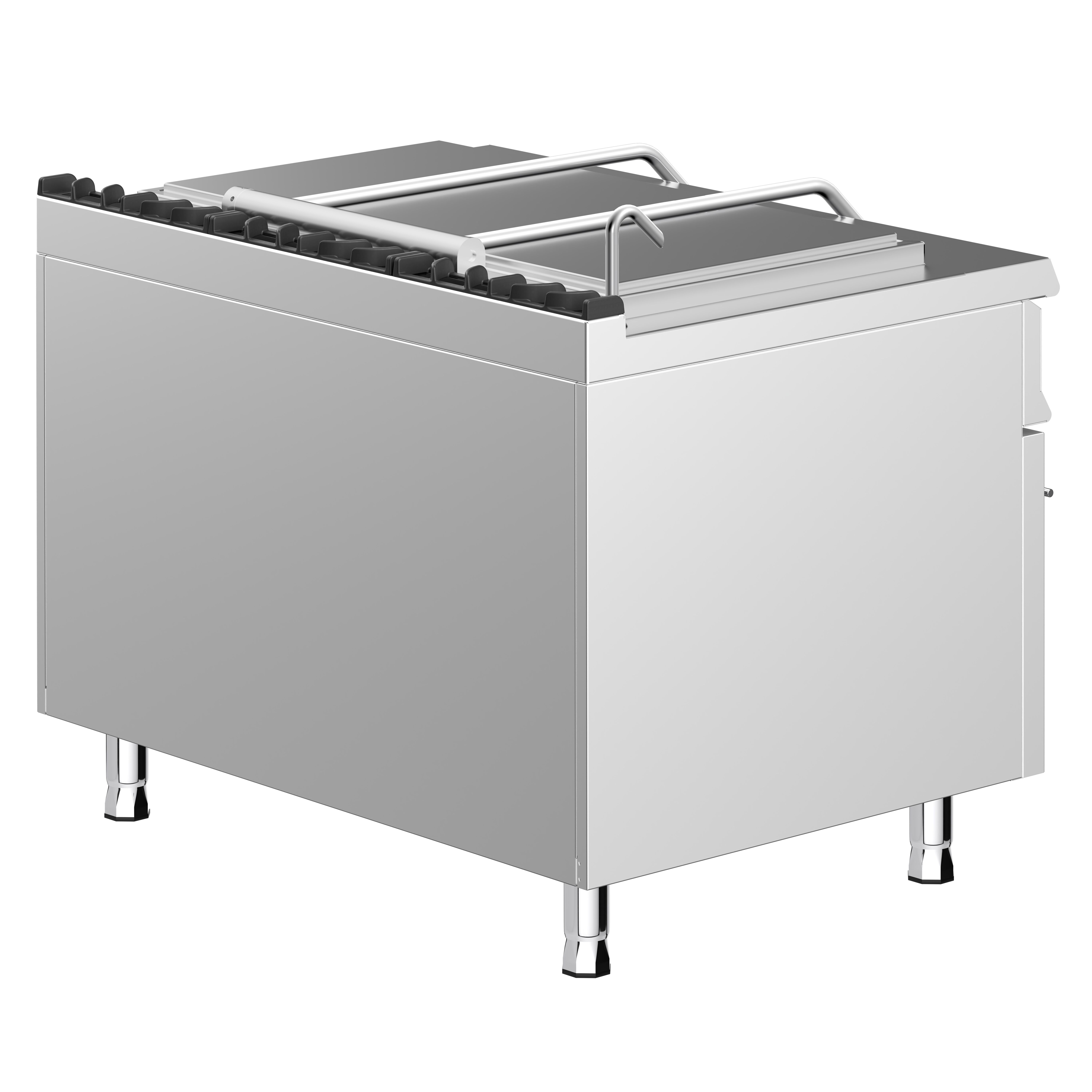 Marmite électrique de cuisson - 250 litres - 24 kW - chauffage indirect - avec arrivée d’eau et robinet de vidange