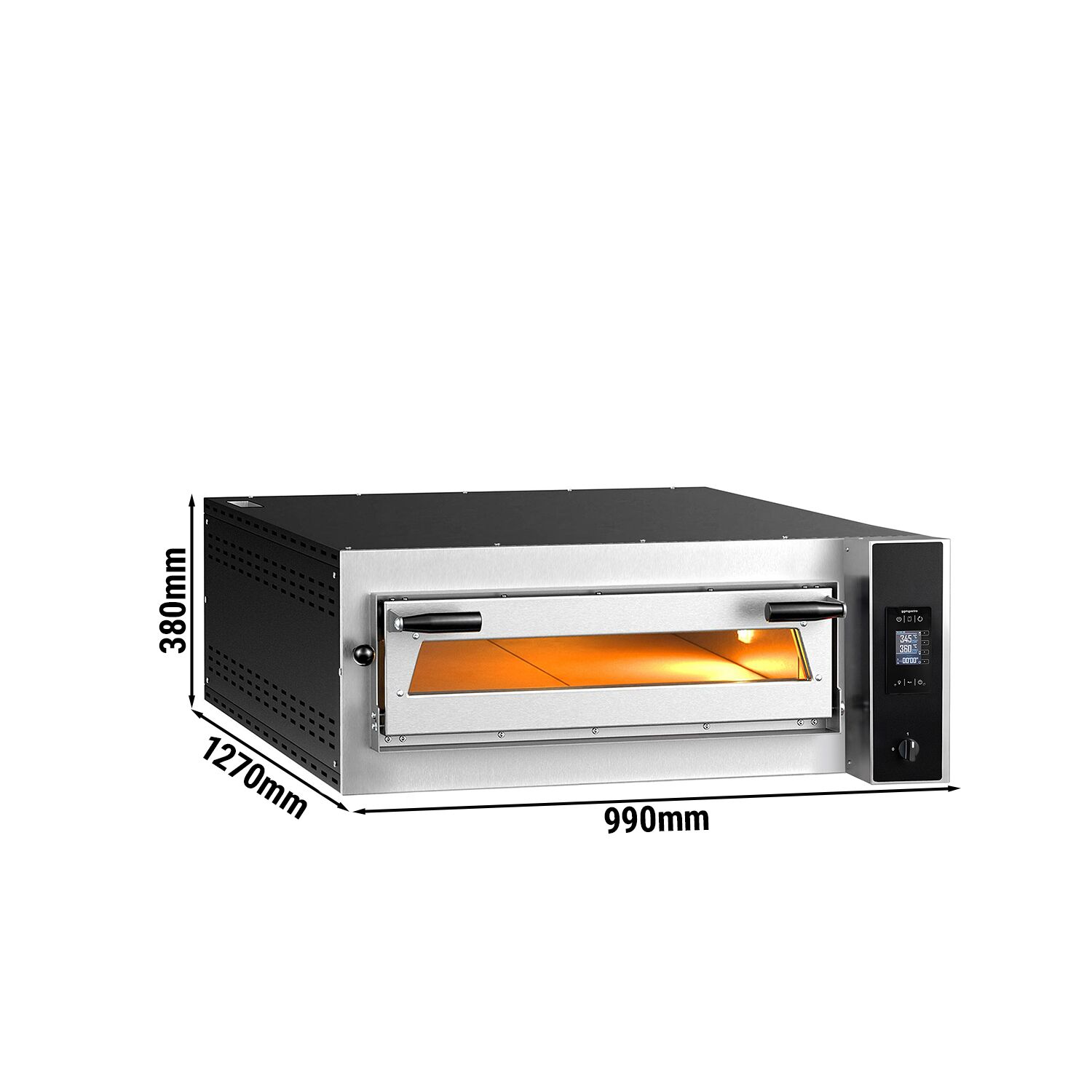 Four à pizza électrique – 6 x 35 cm (profondeur) – Digital
