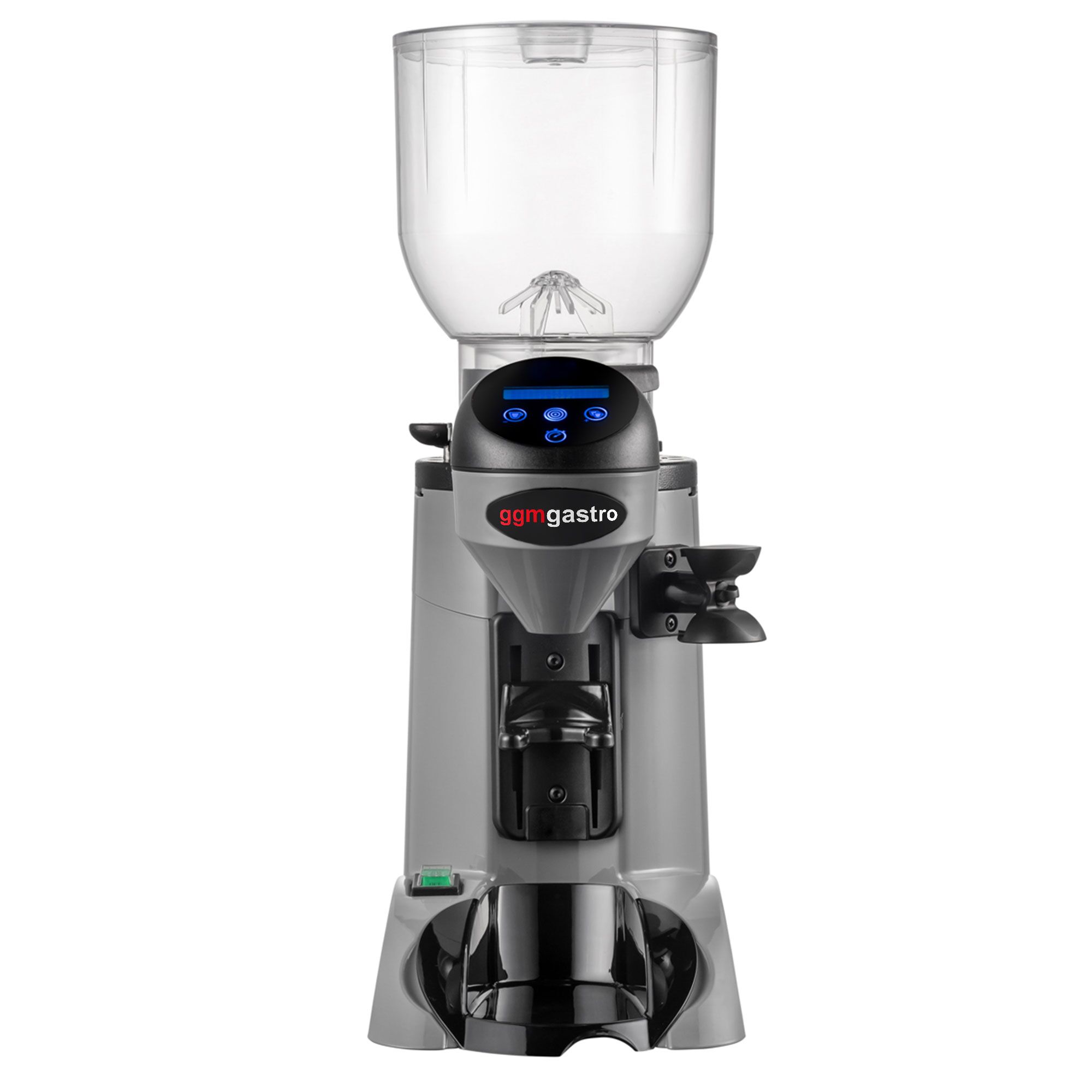 Commercial Coffee Grinder - 2kg - with Dispenser (Doser) - Grey