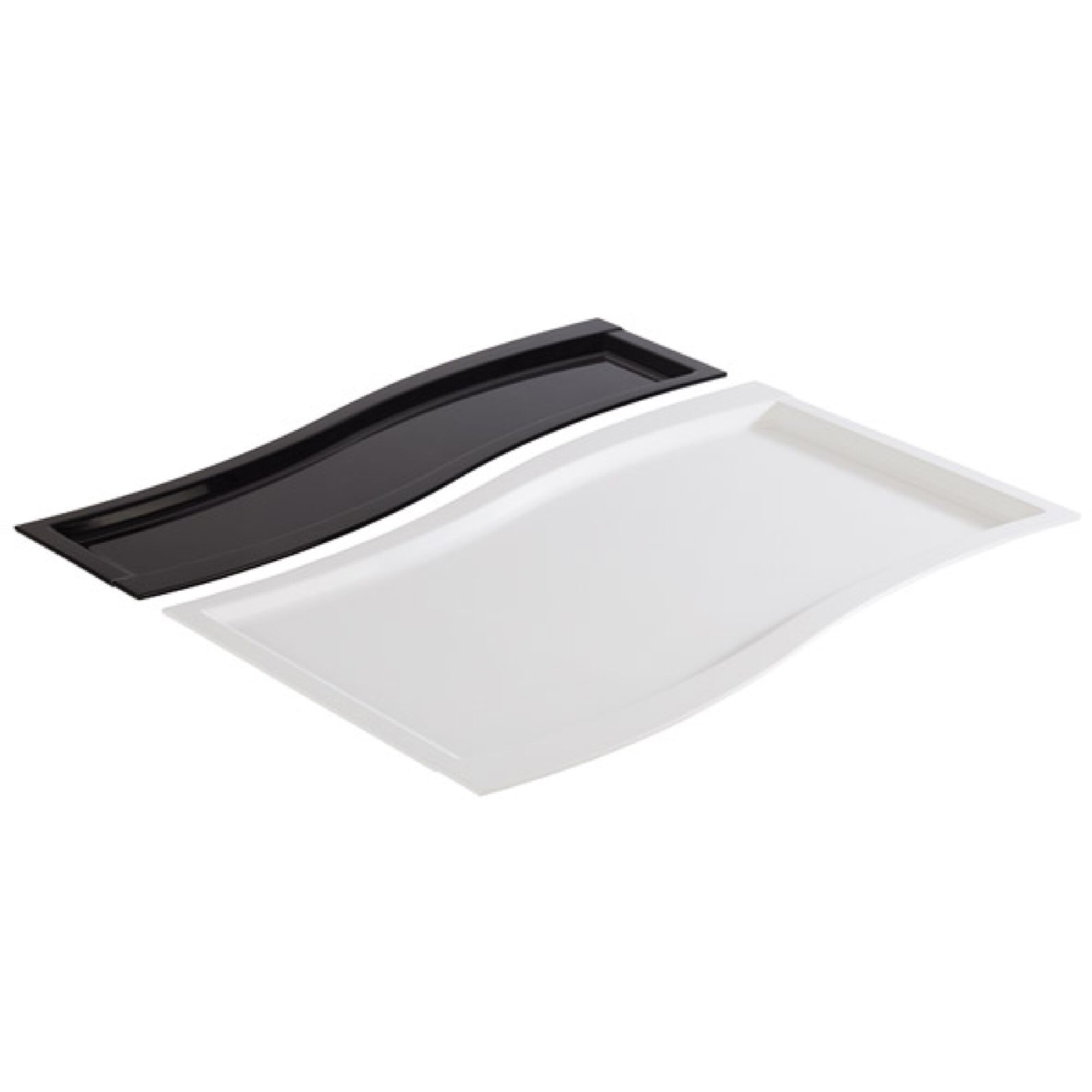 (6 pièces) Plateau GN 1/1 – SINUS – Mélamine – Hauteur : 20 mm – Blanc