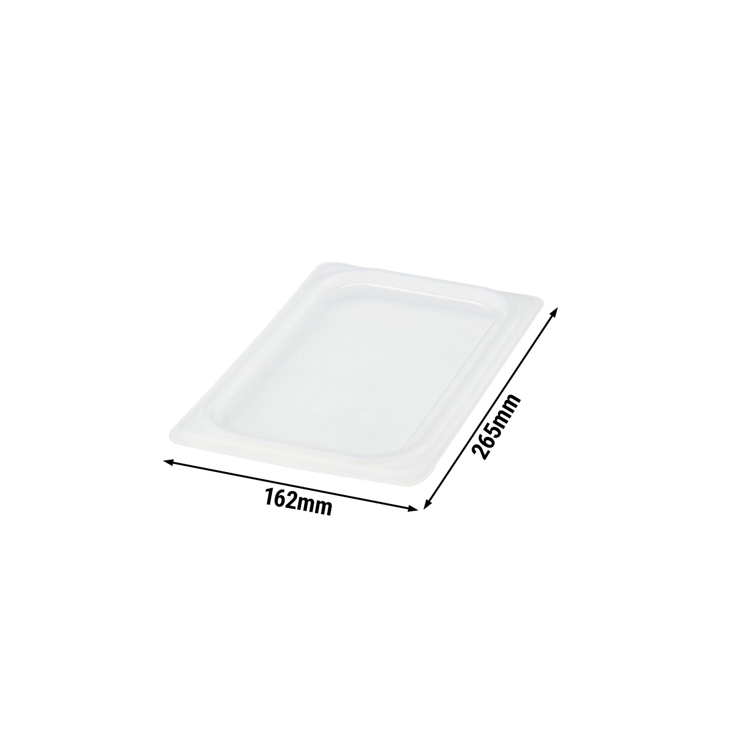 (6 pièces) CAMBRO | Couvercle GN 1/4 en polypropylène – hermétique – translucide