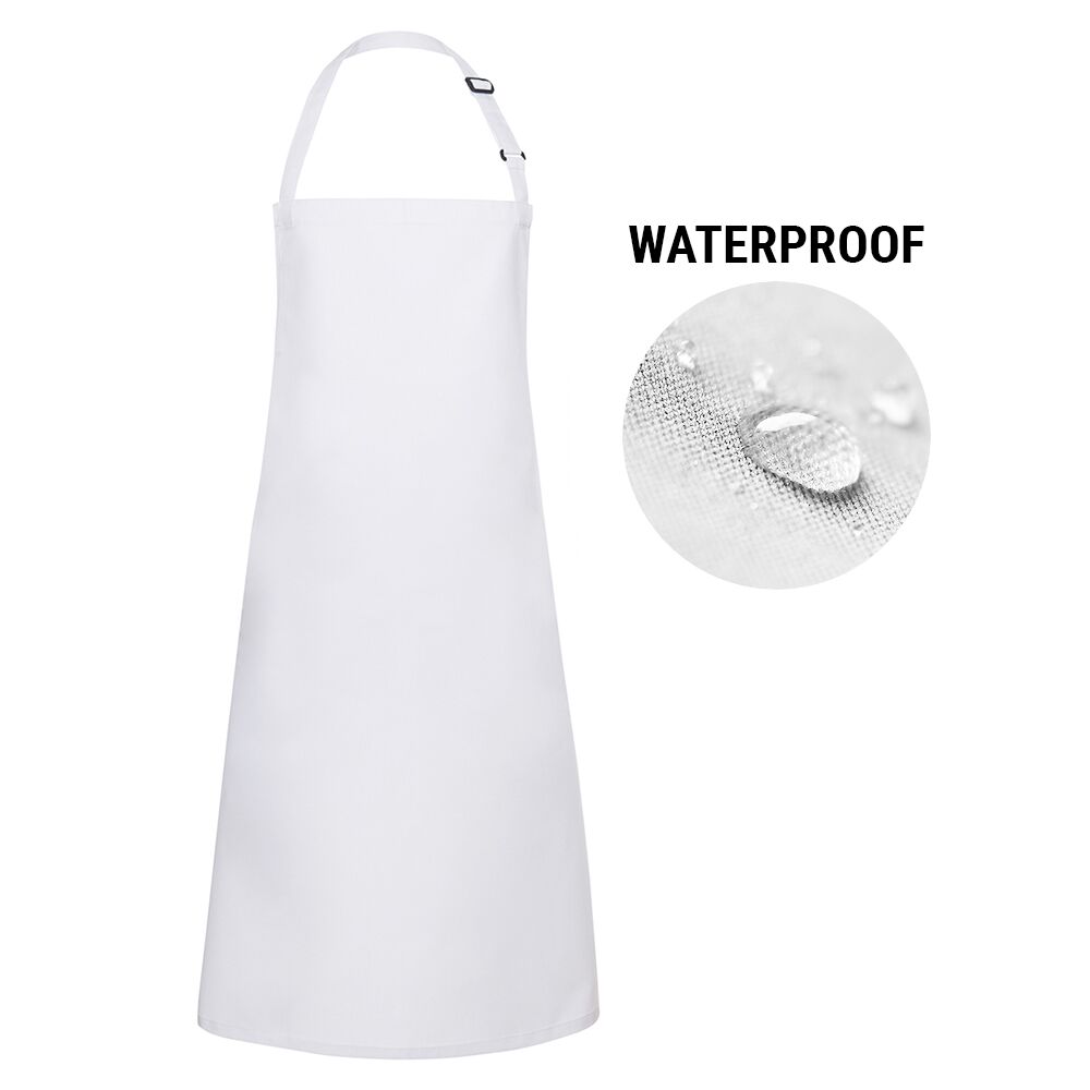 KARLOWSKY | Tablier à bavette hydrofuge - Blanc