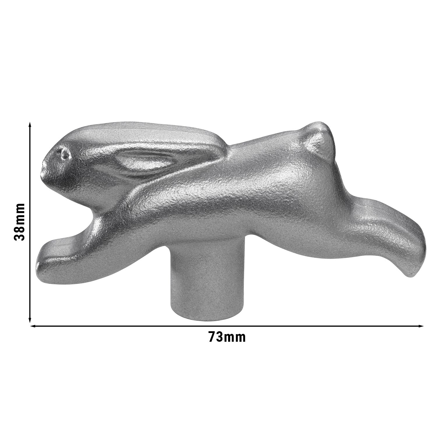STAUB | La Cocotte Replacement Lid Knob – Round - Stainless Steel - Silver - Fits Ø180–410 mm lids