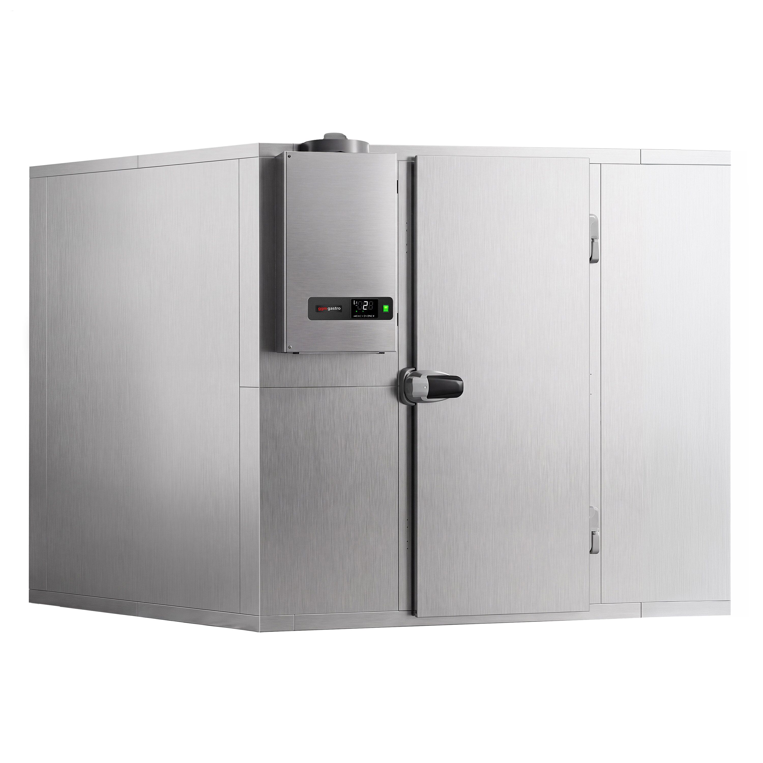 RVS koelcel - 2100x2100mm - 6,90m³ - incl. koelmotor