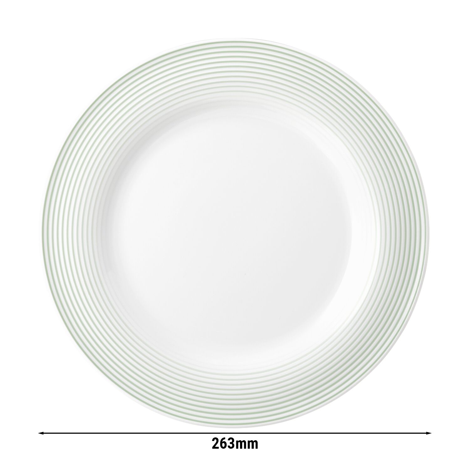 (6 stuks) SELTMANN WEIDEN | Bord - plat - Ø 260mm - Saliegroen