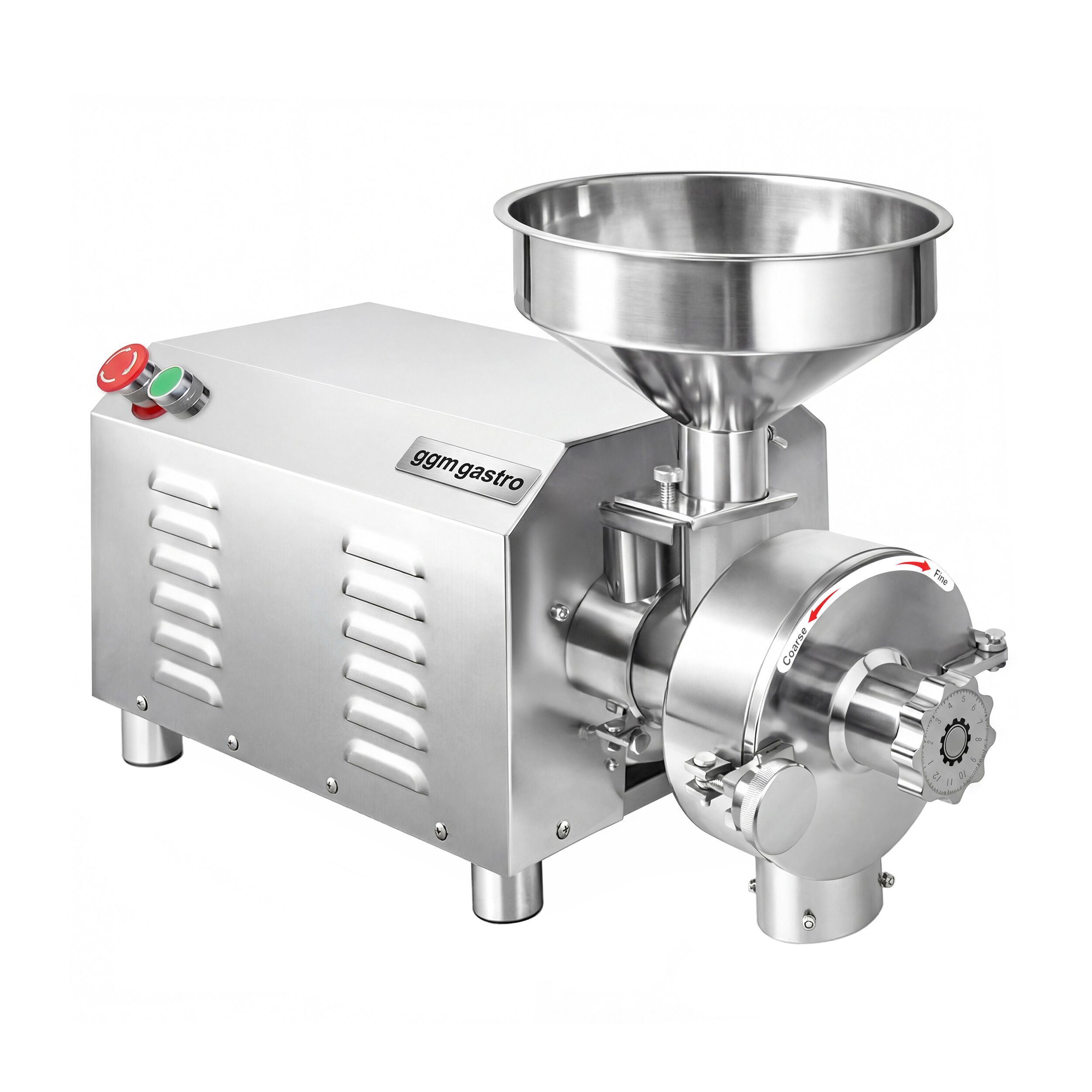 Moulin à céréales électrique Professionnel - 40kg/h - Réglage de finesse en continu - 1.5kW - 1500tr/min