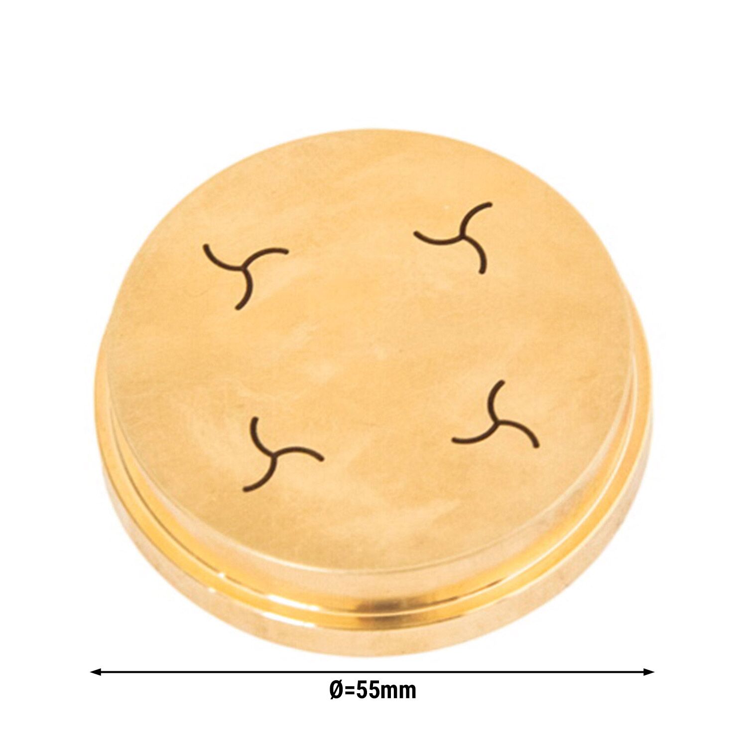 Disque pour la mise en forme des pâtes - Fusilli 9mm - adapté au NMH8 - Ø 57mm