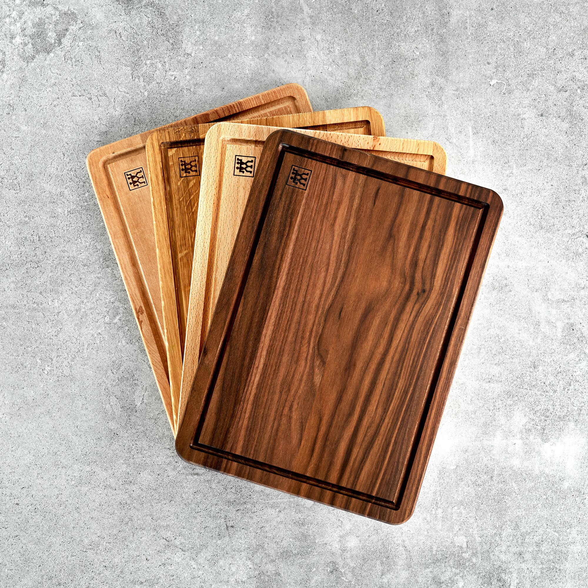 ZWILLING | Oiled Beech Chopping Board with Juice Groove – 350×250 mm - Reversible