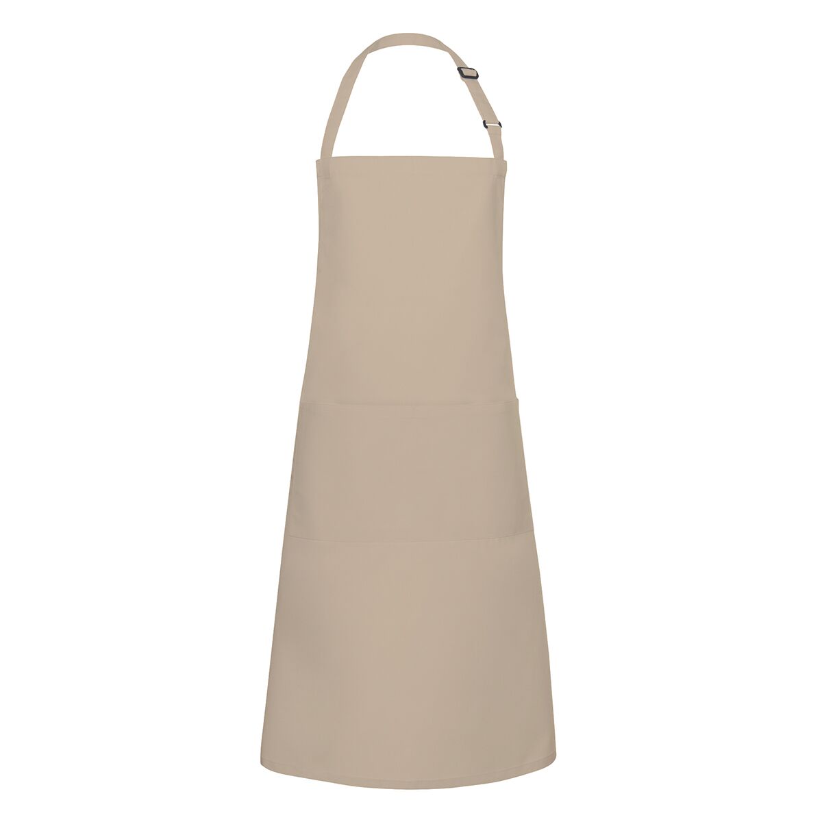 (6 pièces) KARLOWSKY | Tablier à bavette avec poche Basic - Sable