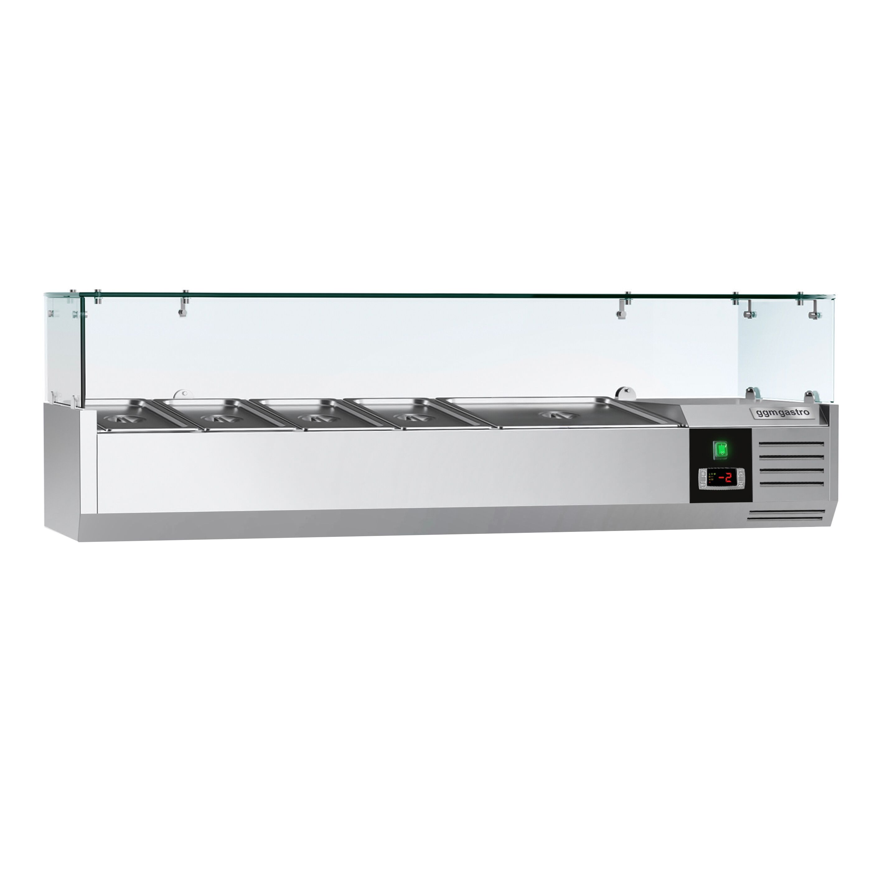 Vitrine Réfrigérée à Ingrédients PREMIUM - 1400x460mm - 6x GN 1/3