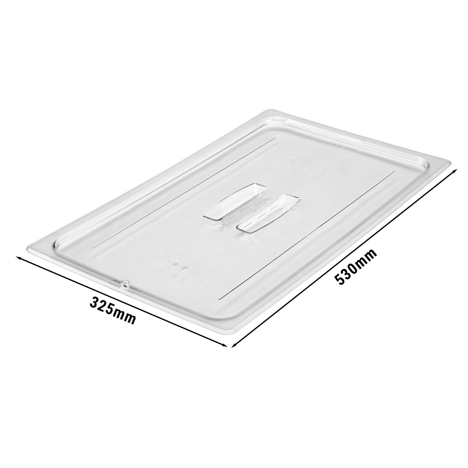 (6 pieces) CAMBRO | Commercial Camview® GN 1/1 – Clear – BPA-Free – Dishwasher Safe – Lid with Handle