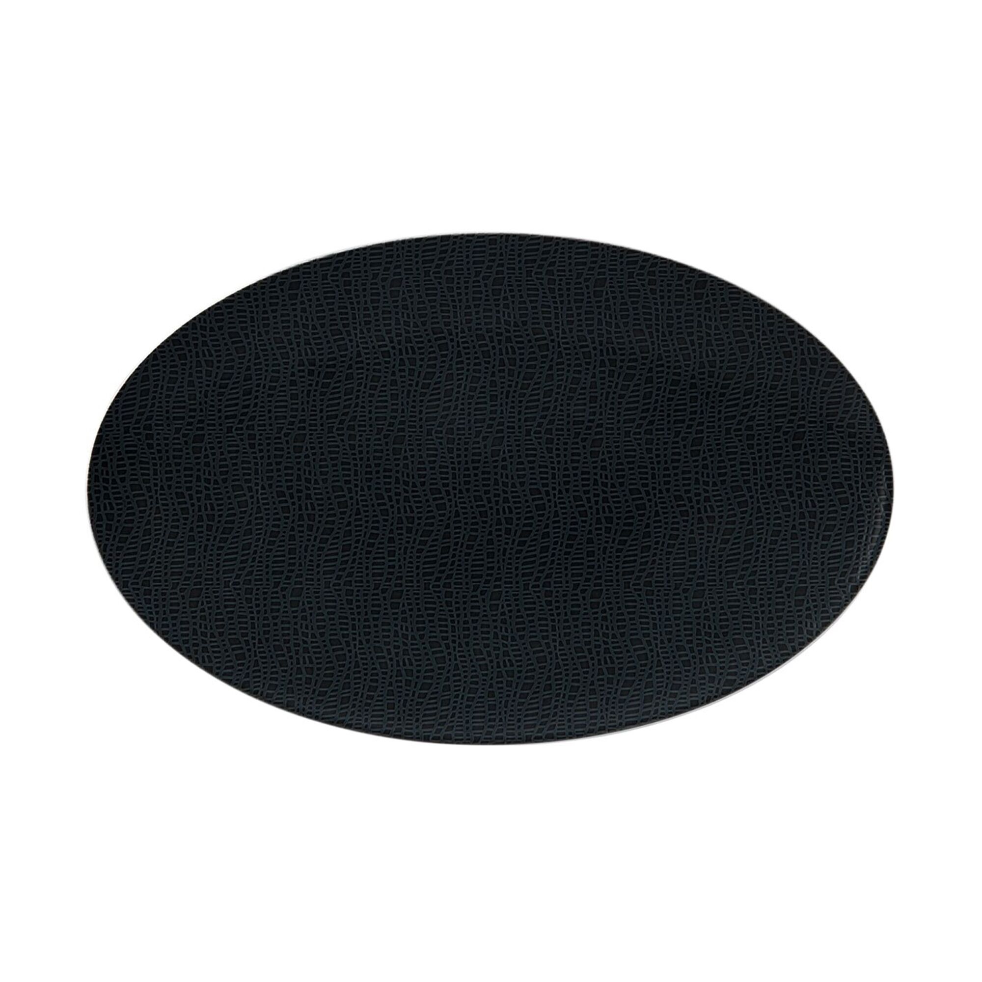 (2 pièces) SELTMANN WEIDEN | Plat de service - 400x255 mm - Noir         