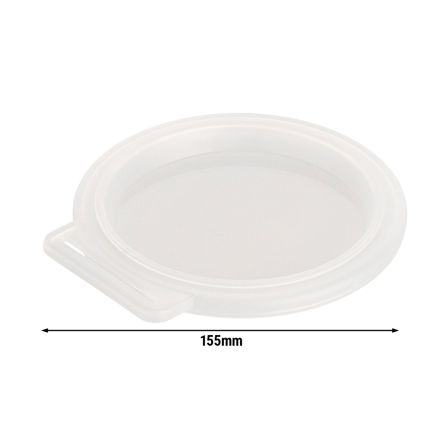 (12 pcs) Couvercle réutilisable - Transparent - compatible avec 700ml Barquette alimentaire MWSGK750