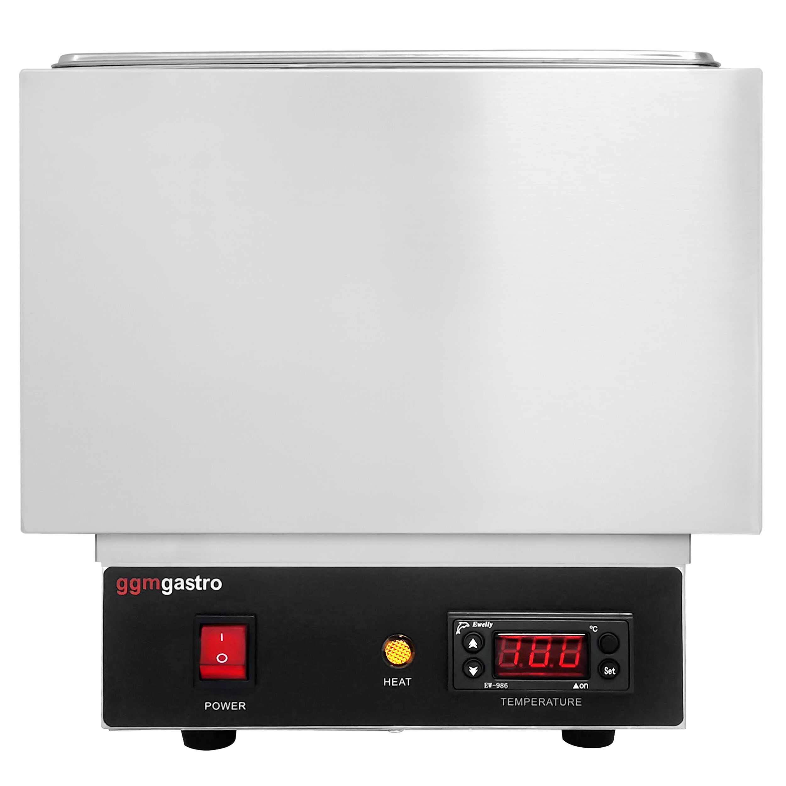 Fondoir à chocolat à chauffage sec - 2x GN 1/4 - 250W