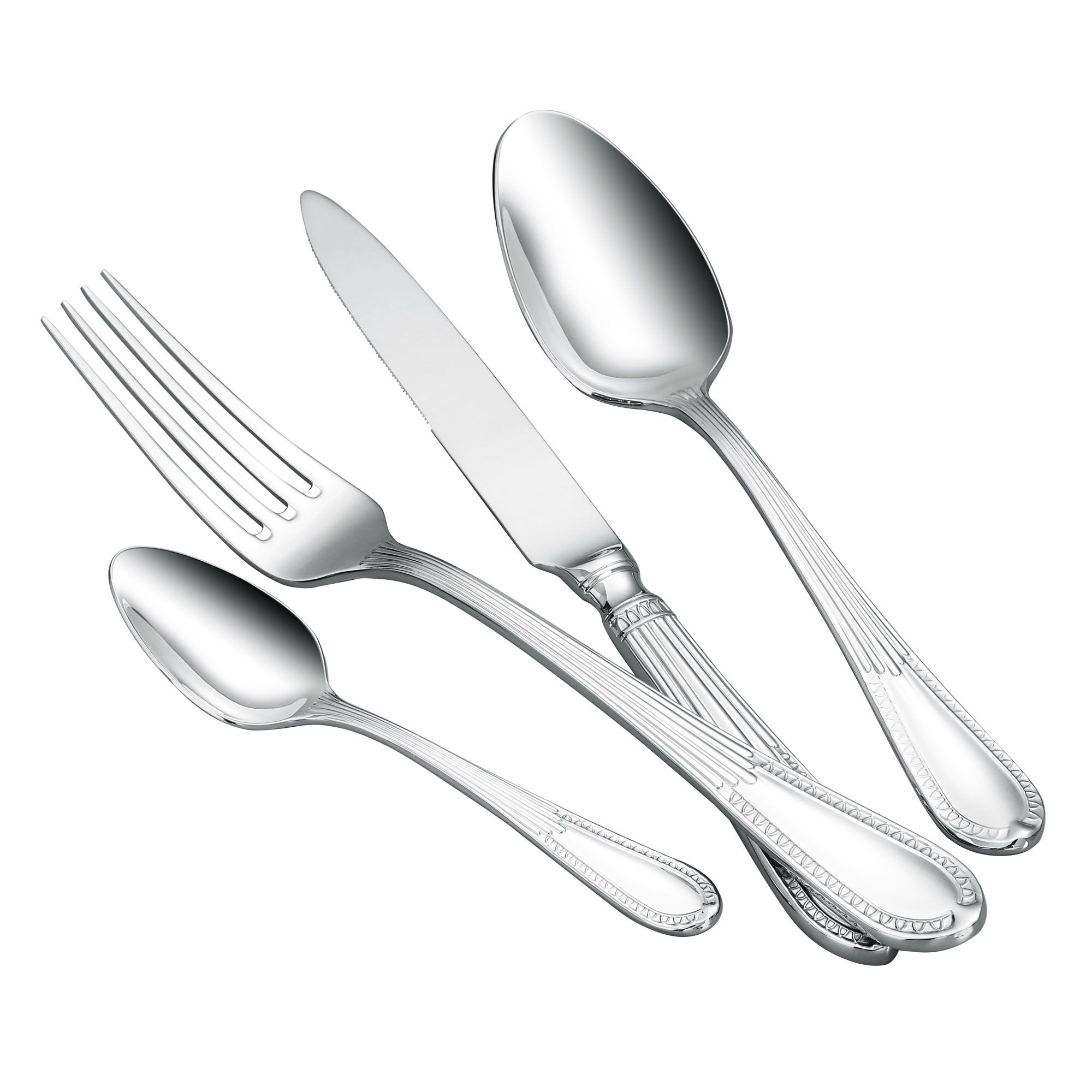 Ensemble de couverts Enzo - Acier inoxydable 18/10 - 24 pièces - Pour 6 personnes