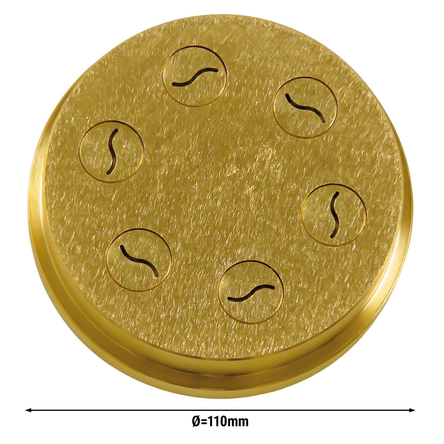 Nudelformscheibe - Fusilli 15,5 mm 2p passend für NMSM20 - Ø 110mm