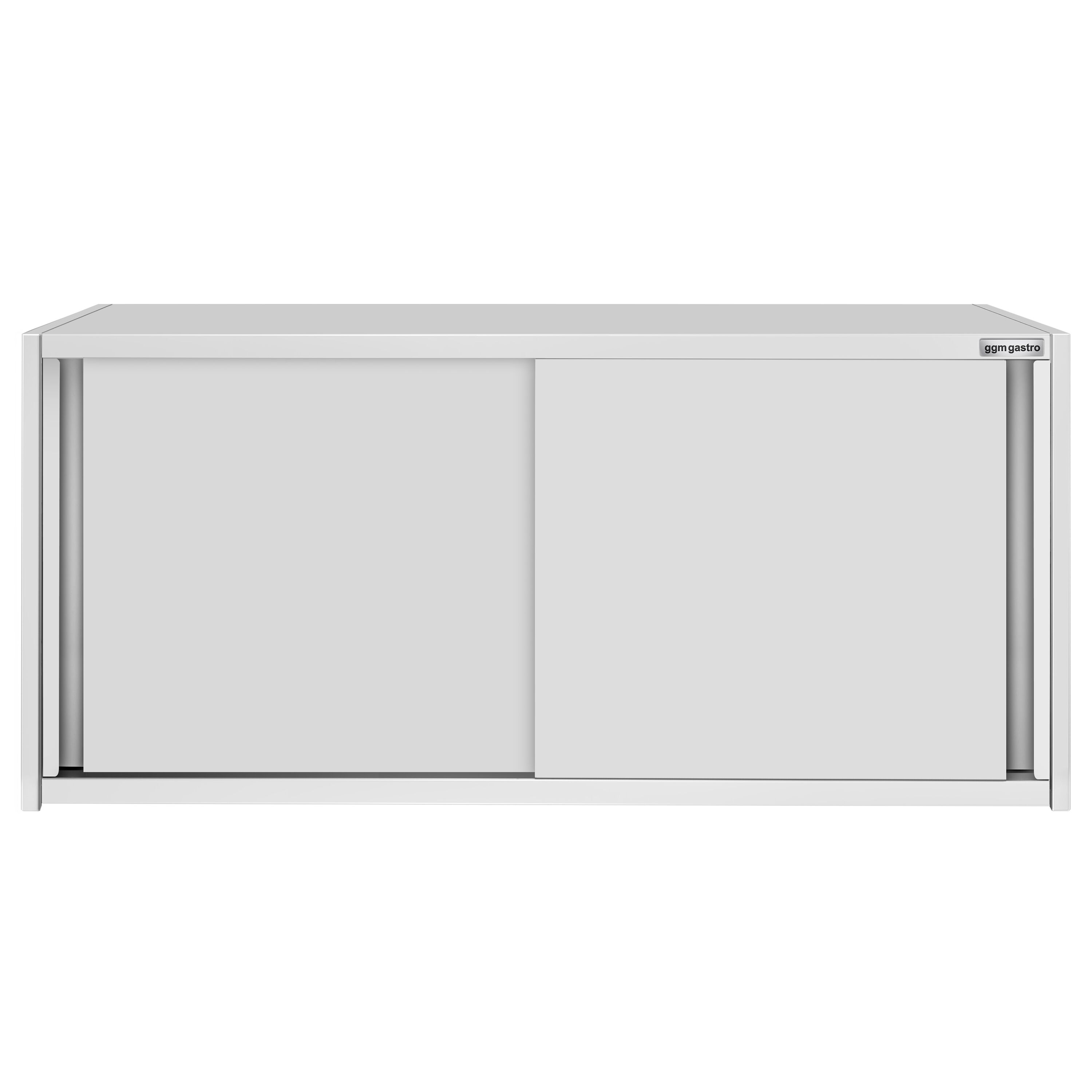 Armoire murale en acier inoxydable ECO - 1600x400mm - avec portes coulissantes - 650mm de haut
