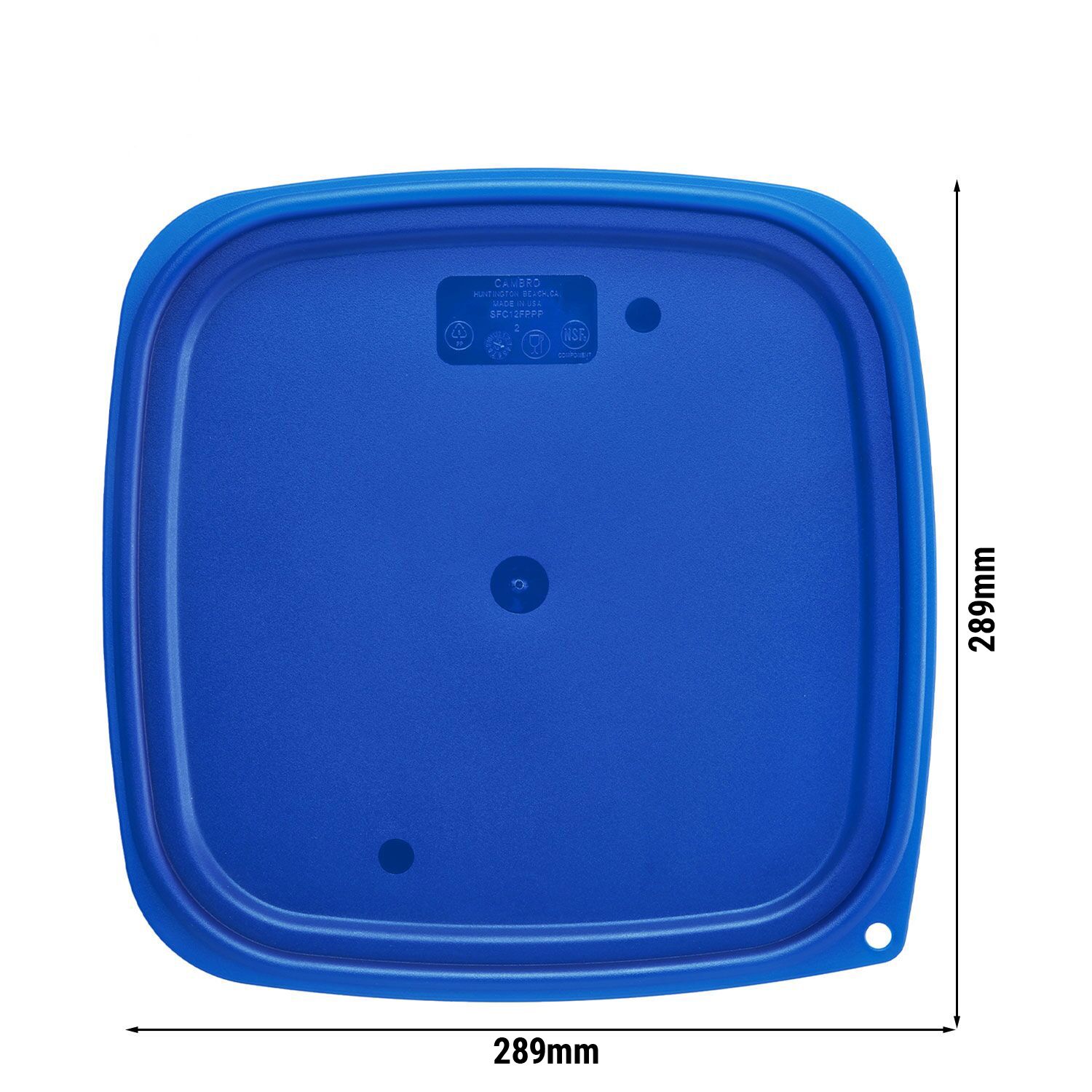 (6 pièces) CAMBRO | FreshPro – Couvercle pour 11,4 litres, 17,2 litres & 20,8 litres – Bleu