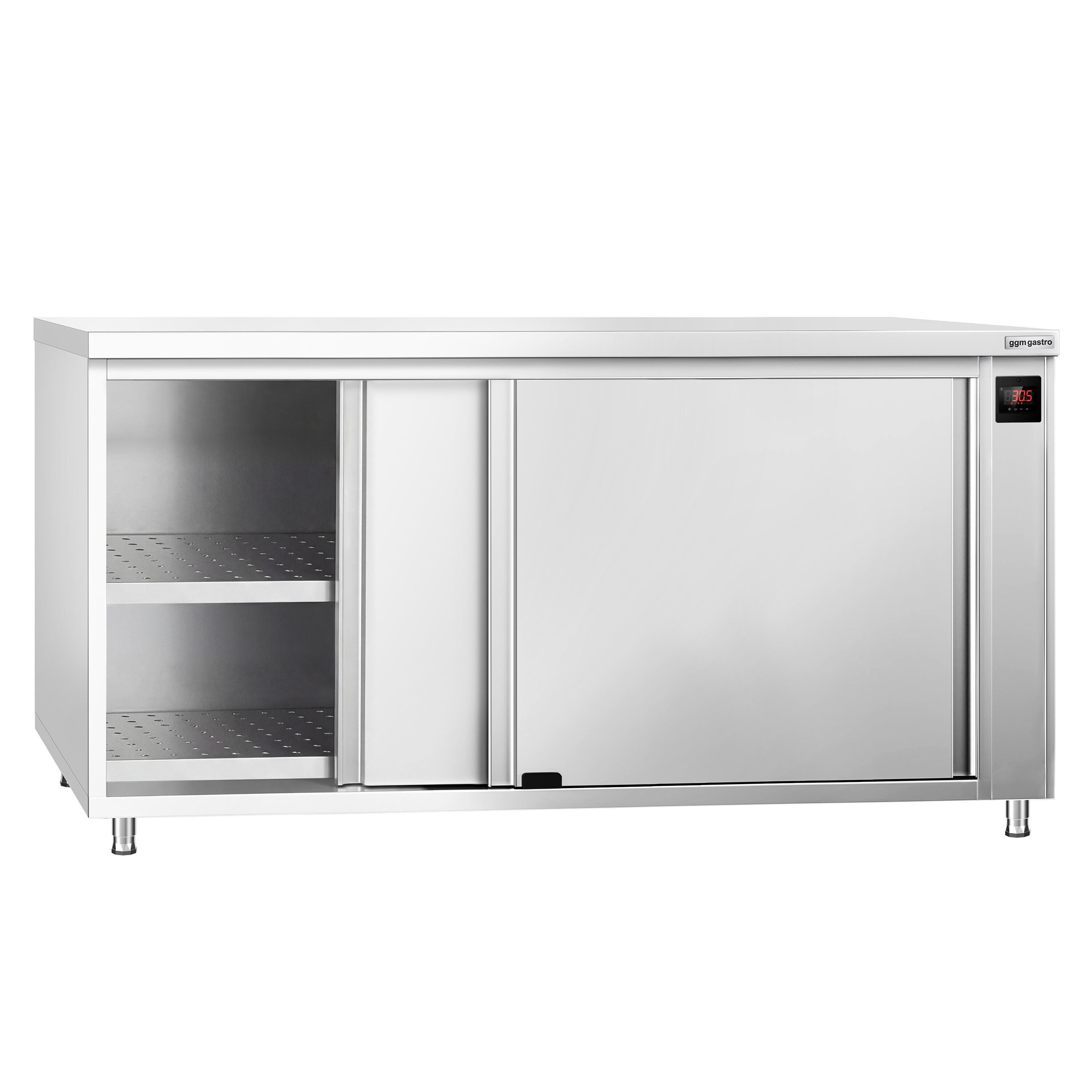 Armoire chauffante professionnelle - 2kW - 1 étagères - 2000x600x870mm