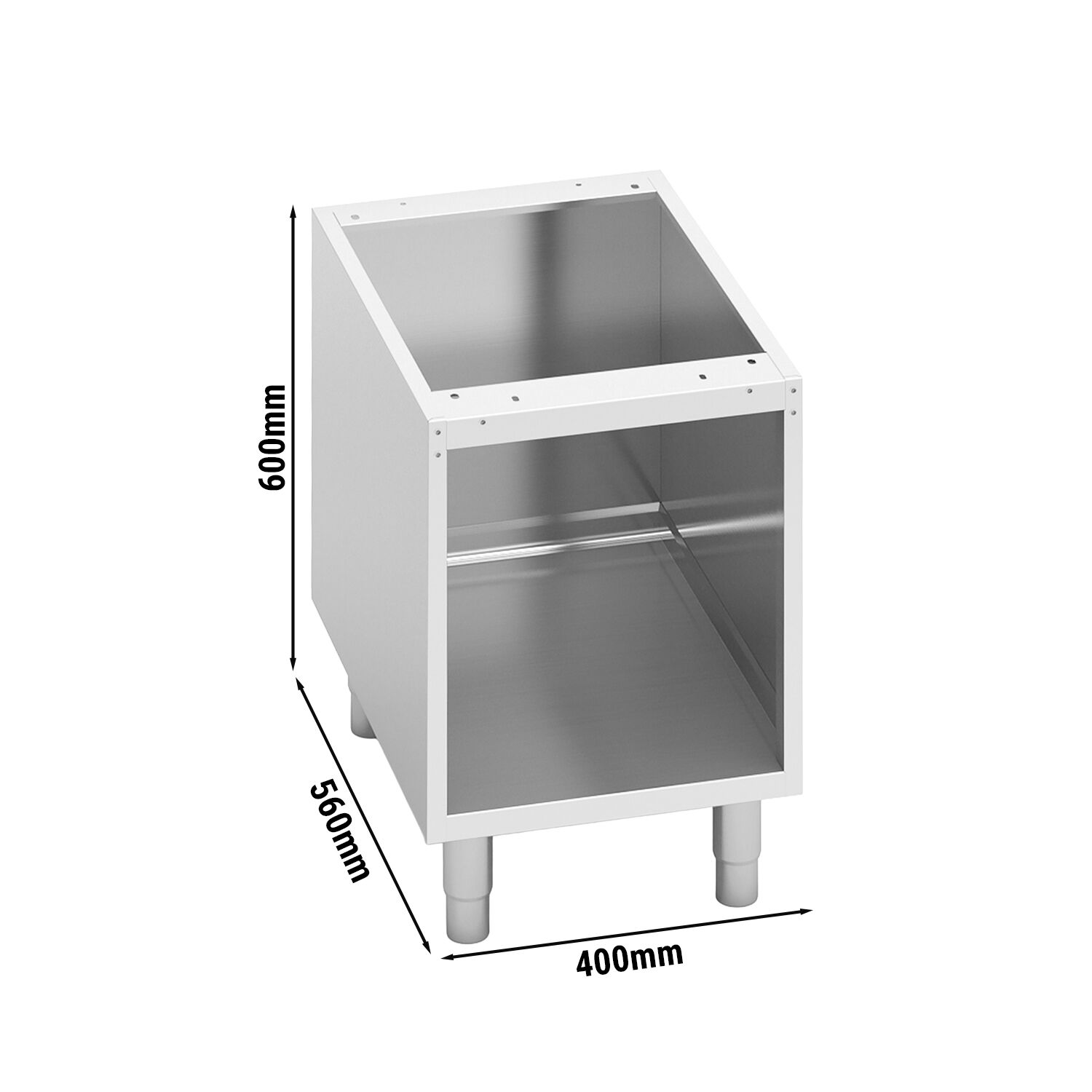 Soubassement ouvert – 400 mm