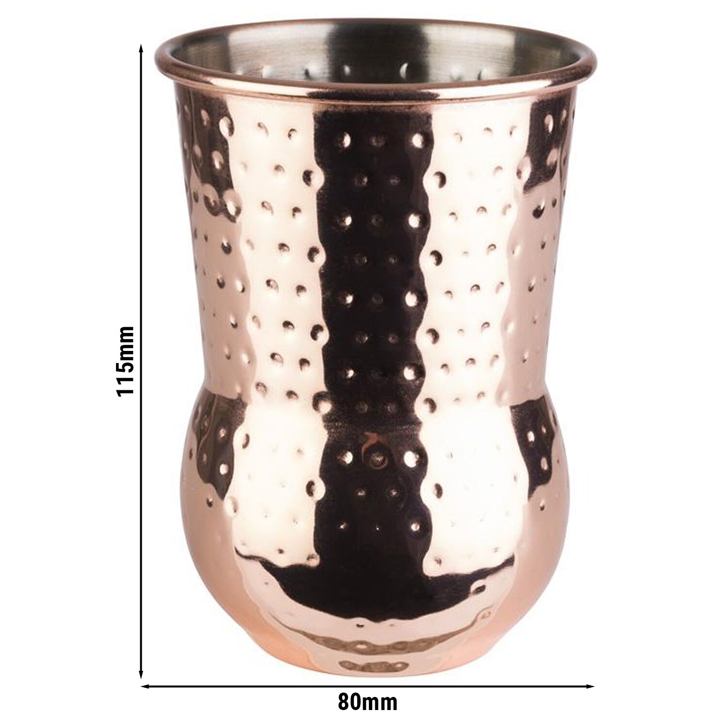 (6 pcs) Gobelet à milkshake JULEP MUG - 400ml - Cuivre