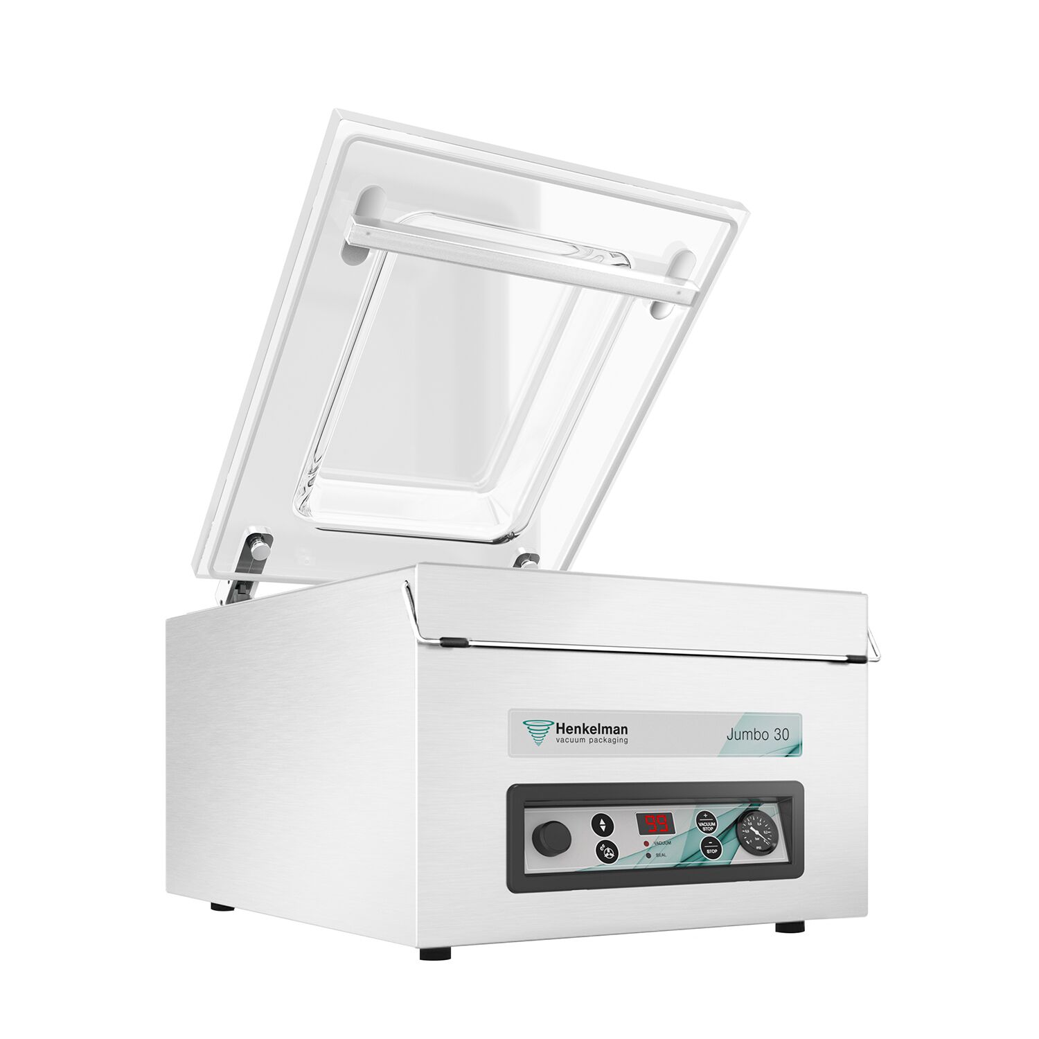 HENKELMAN | Jumbo 30 – Machine sous vide à cloche – 8 m³/h – 400 watts – numérique