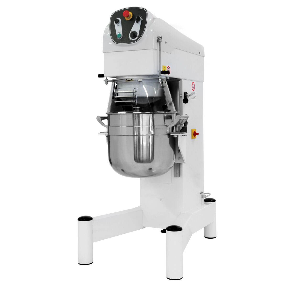 Floor Standing Commercial Planetary Mixer - 40L - 1,5kW - incl. 3 attachments