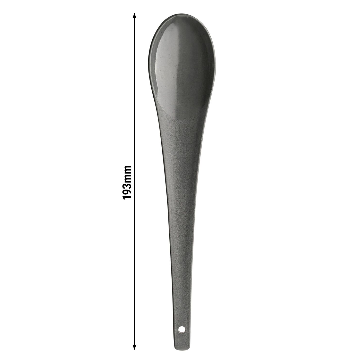 (200 pcs) Cuillère réutilisable - 193mm - Gris