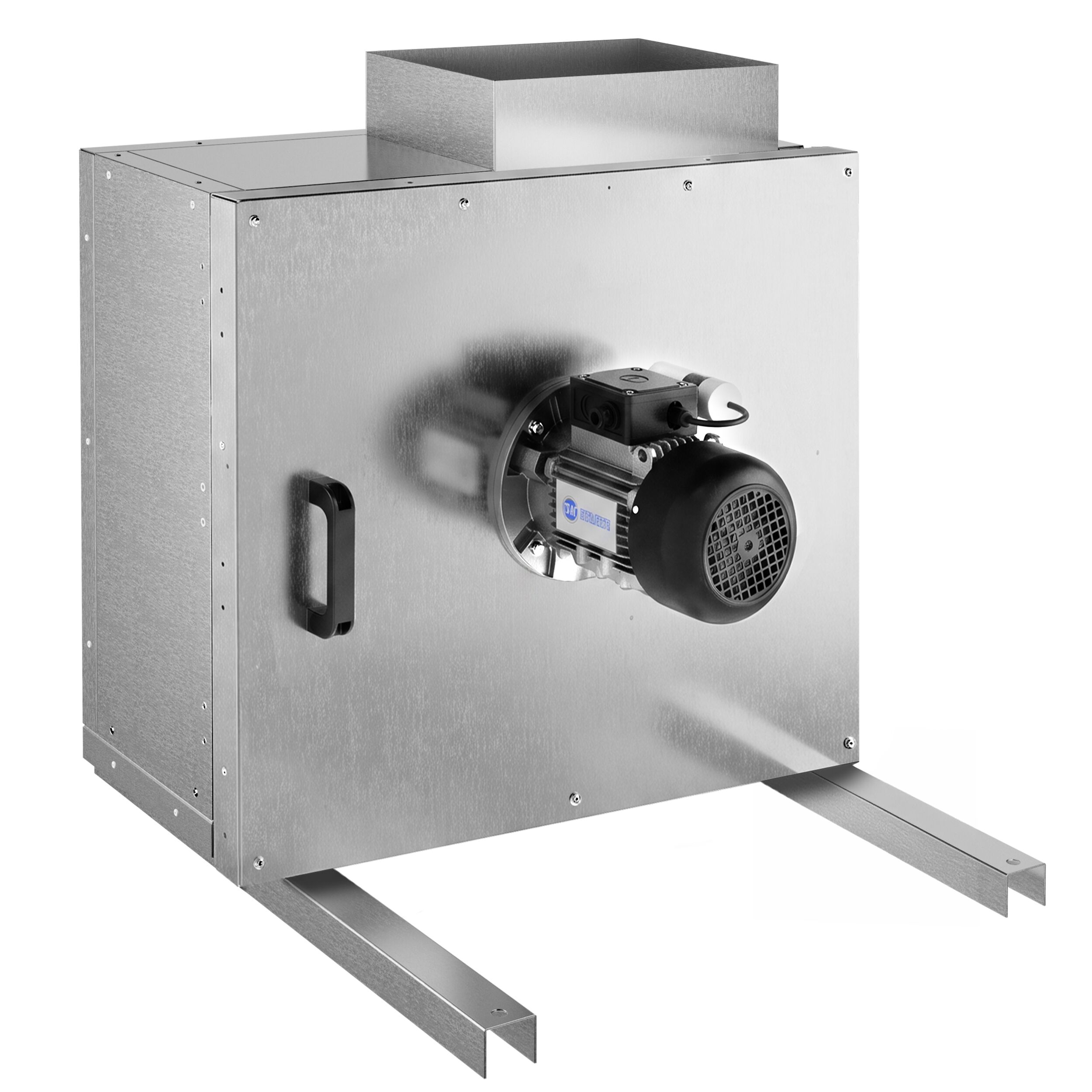 Airbox Pro - 4000m³ pro Stunde - 230 Volt - Aufklappbar - für Holzkohlegrills & hohe Temperaturen