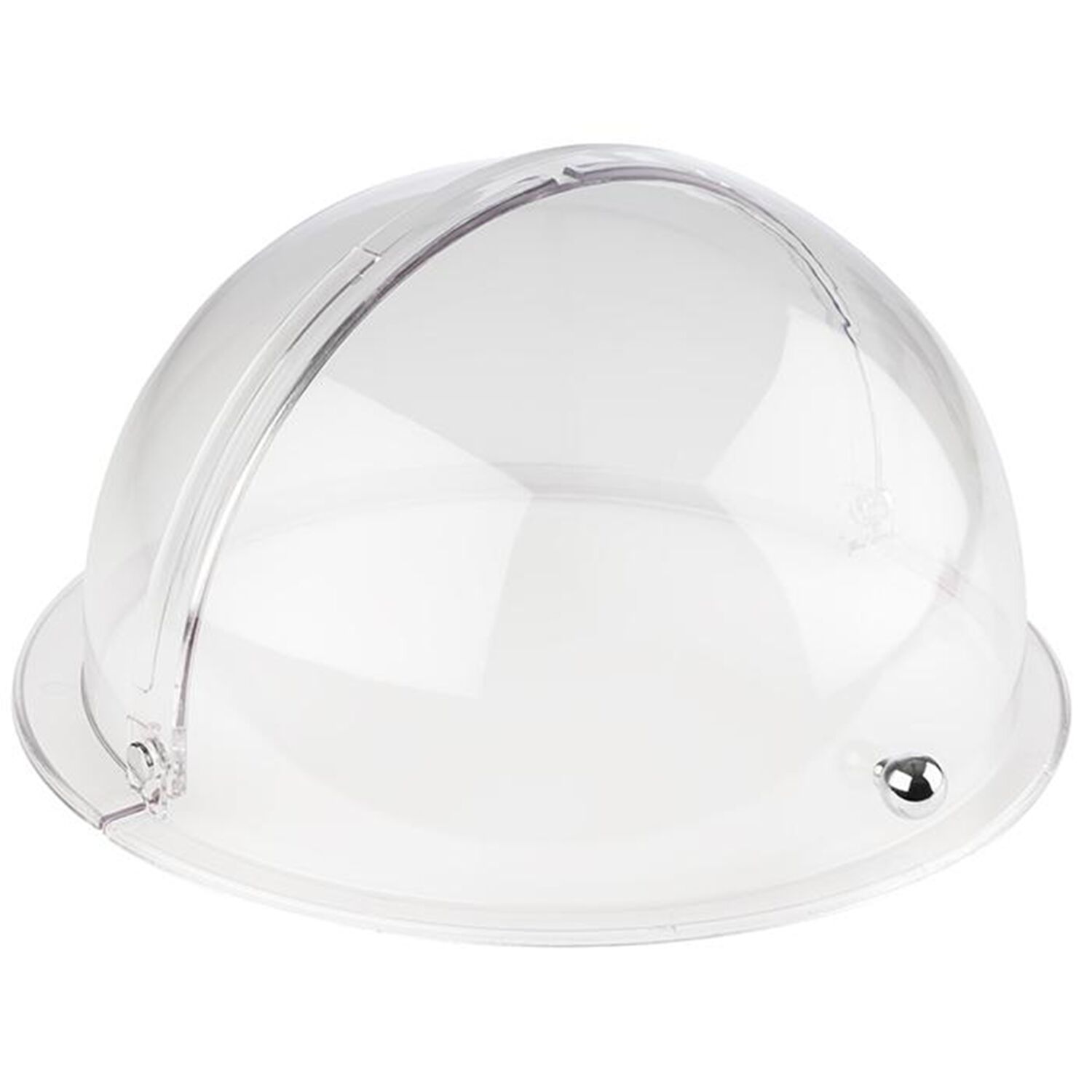 Rolltop-Haube - SAN műanyag - Ø 380 mm - Magasság: 200 mm - extrák: 90°-ban nyitható