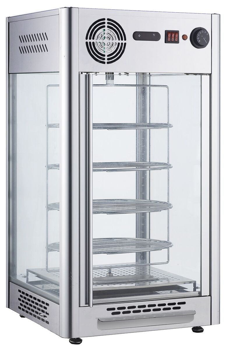 Commercial Heated Display Cabinet - 470mm - 1.2kW - with 4 shelves
