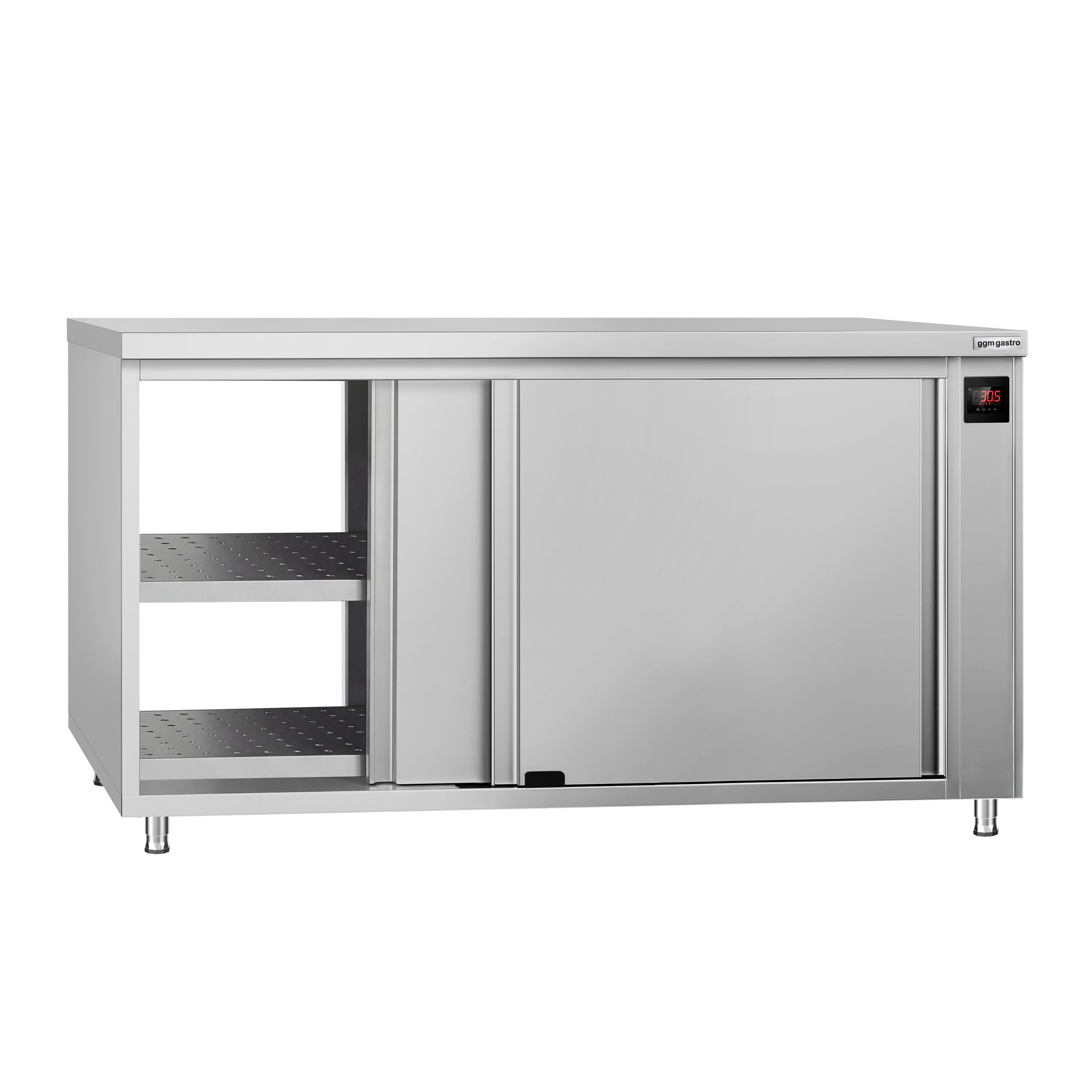 Armoire chauffante professionnelle - 2kW - 1 étagères - 1800x700x870mm