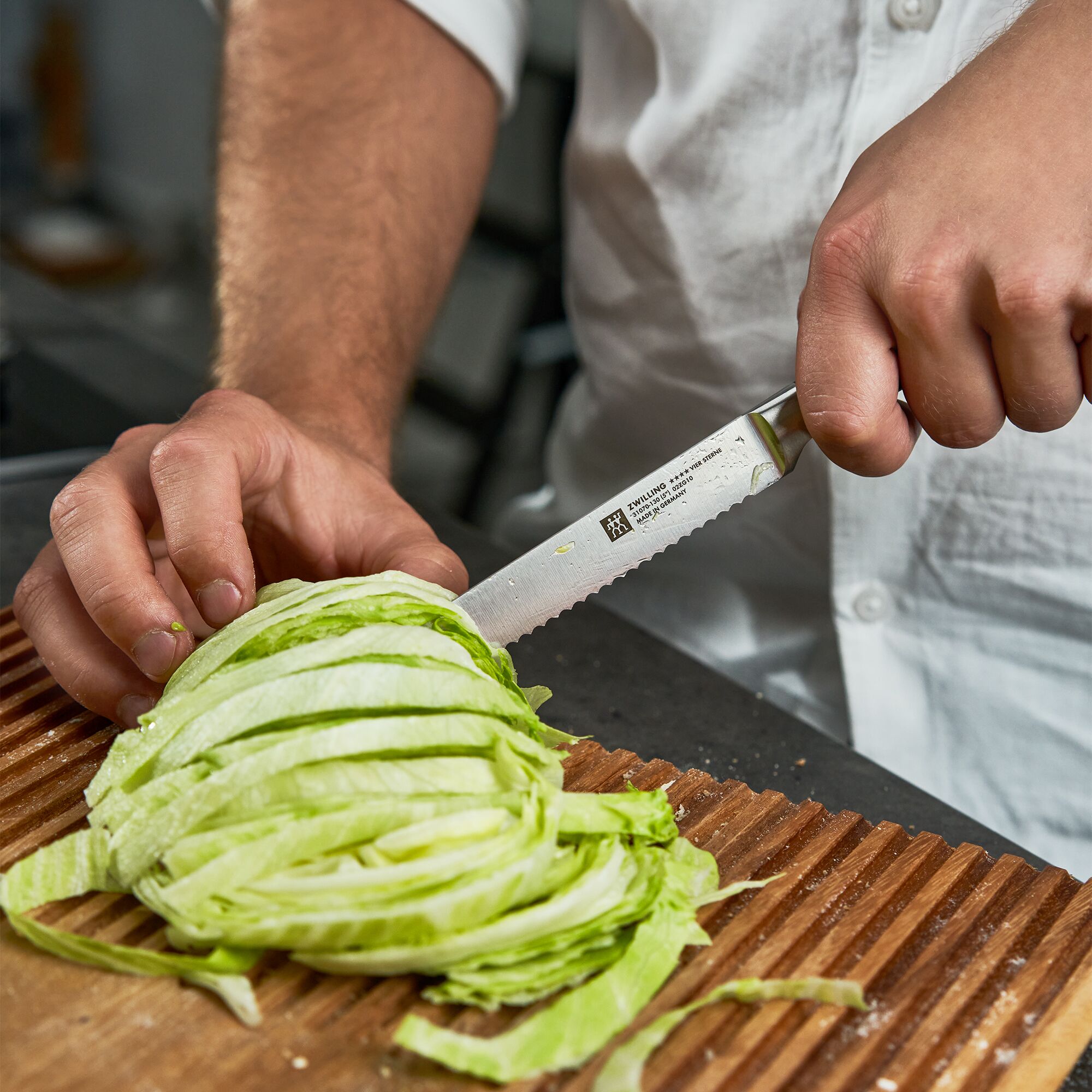 ZWILLING | Four Star Utility Knife – 13 cm blade - for rolls, tomatoes, sausage, cheese, fruit & veg - FRIODUR ice-hardened