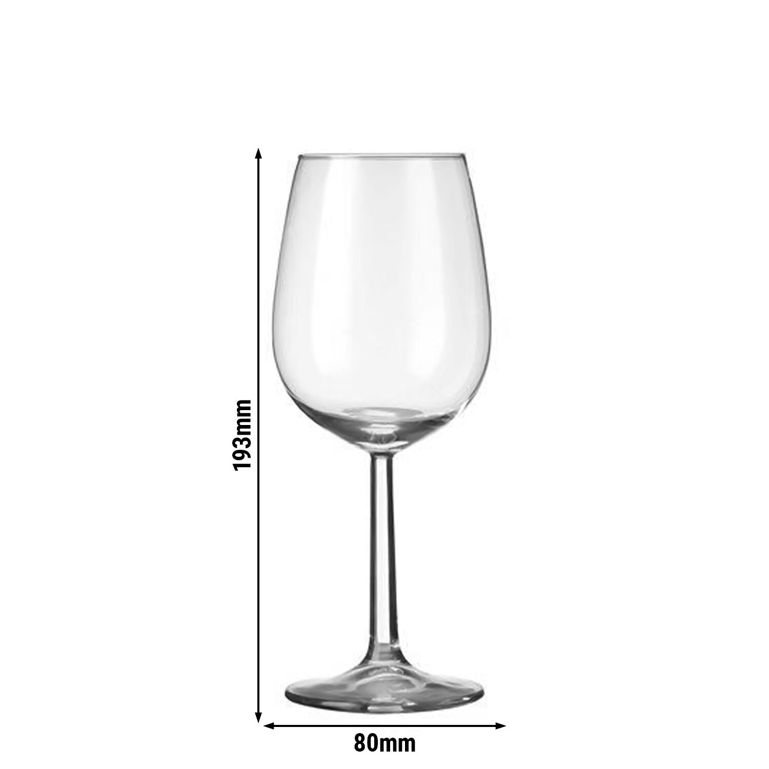(6 pcs) Wine glass - ESPRIT - 350 ml - Clear