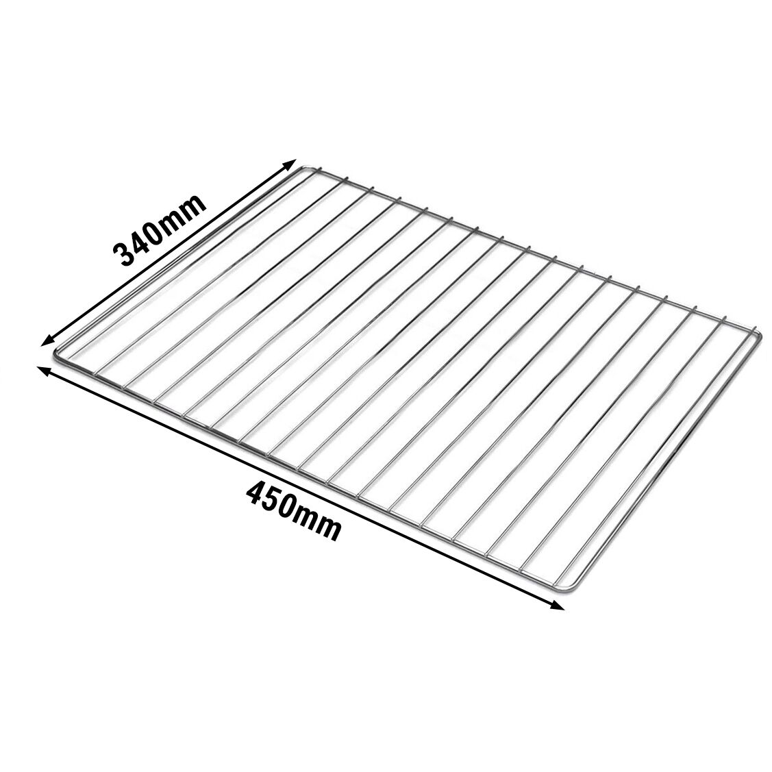 Ugnsgaller - 330x457 mm - passar till HV580-6, EHODV4 & EHOV4 - förkromat