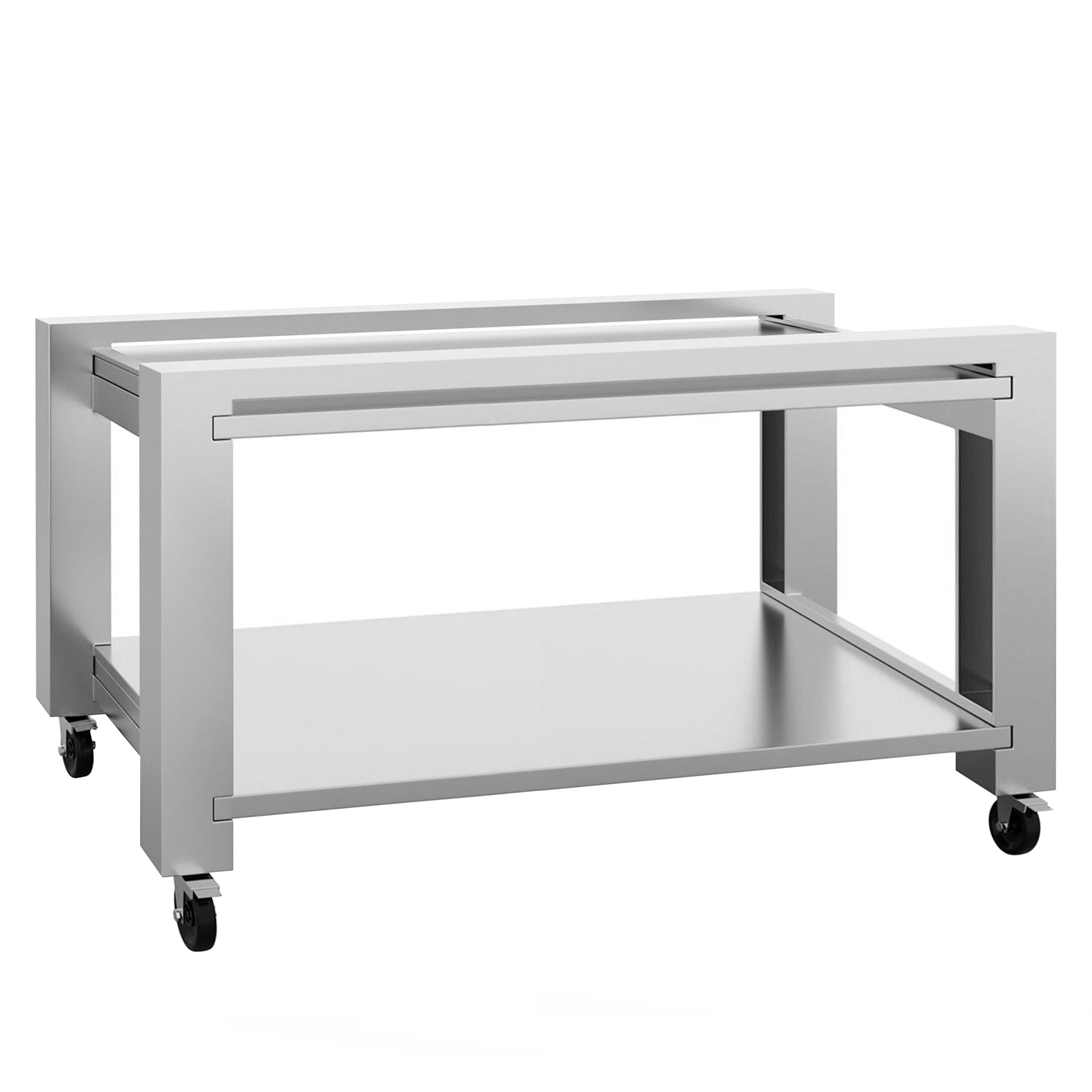 Support pour four à pizza - 1462x485x835mm - Inox - compatible avec Four à pizza POP634E