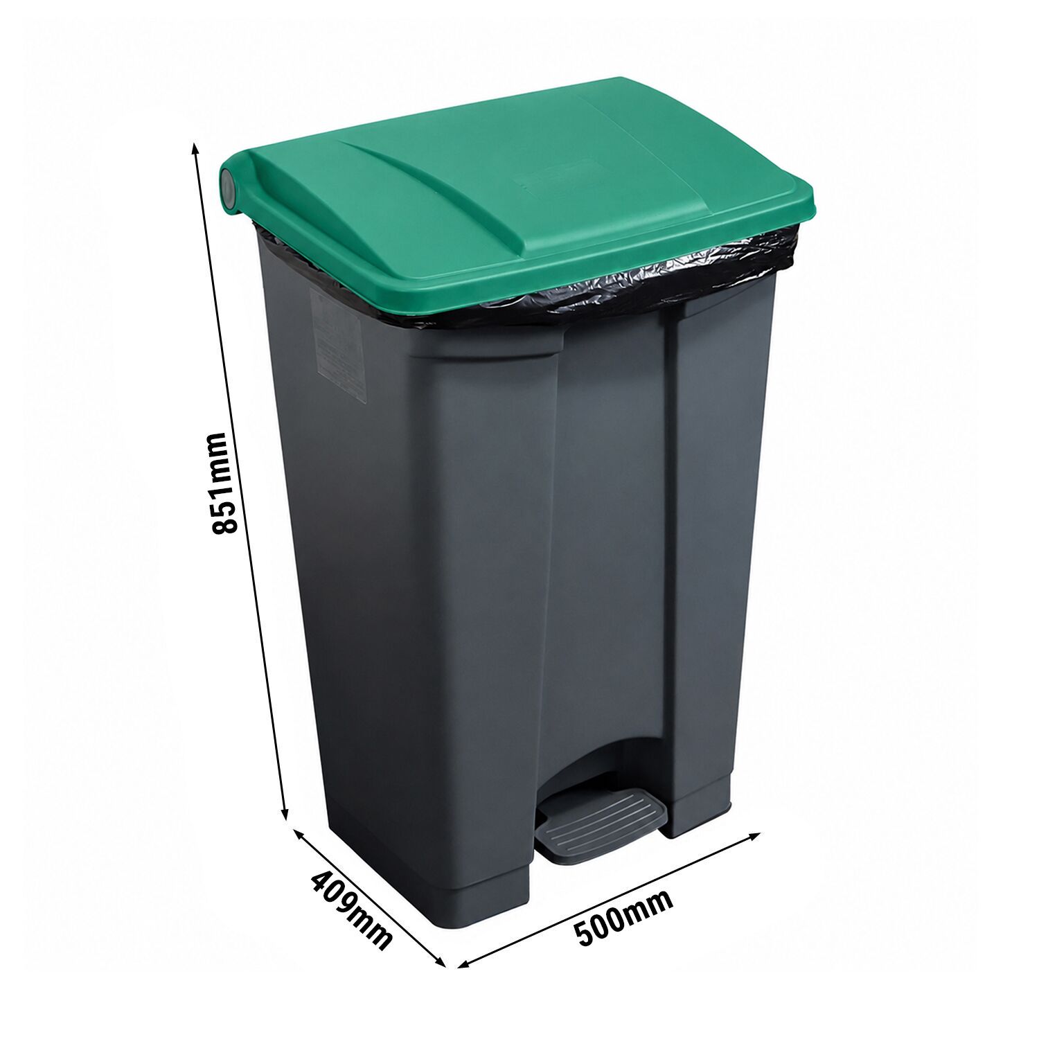 CAMBRO | Poubelle à pédale – 87 litres          